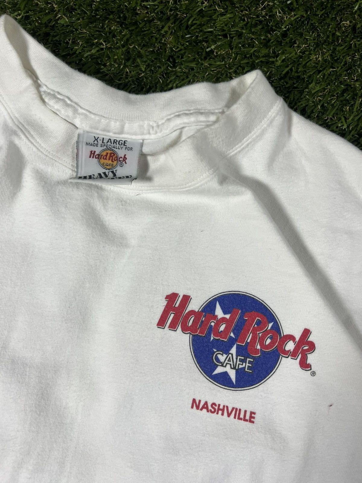 Hard Rock Cafe Vintage Hard Rock Cafe Nashville Country Music Guitar Tee Size US XL / EU 56 / 4 - 3 Thumbnail