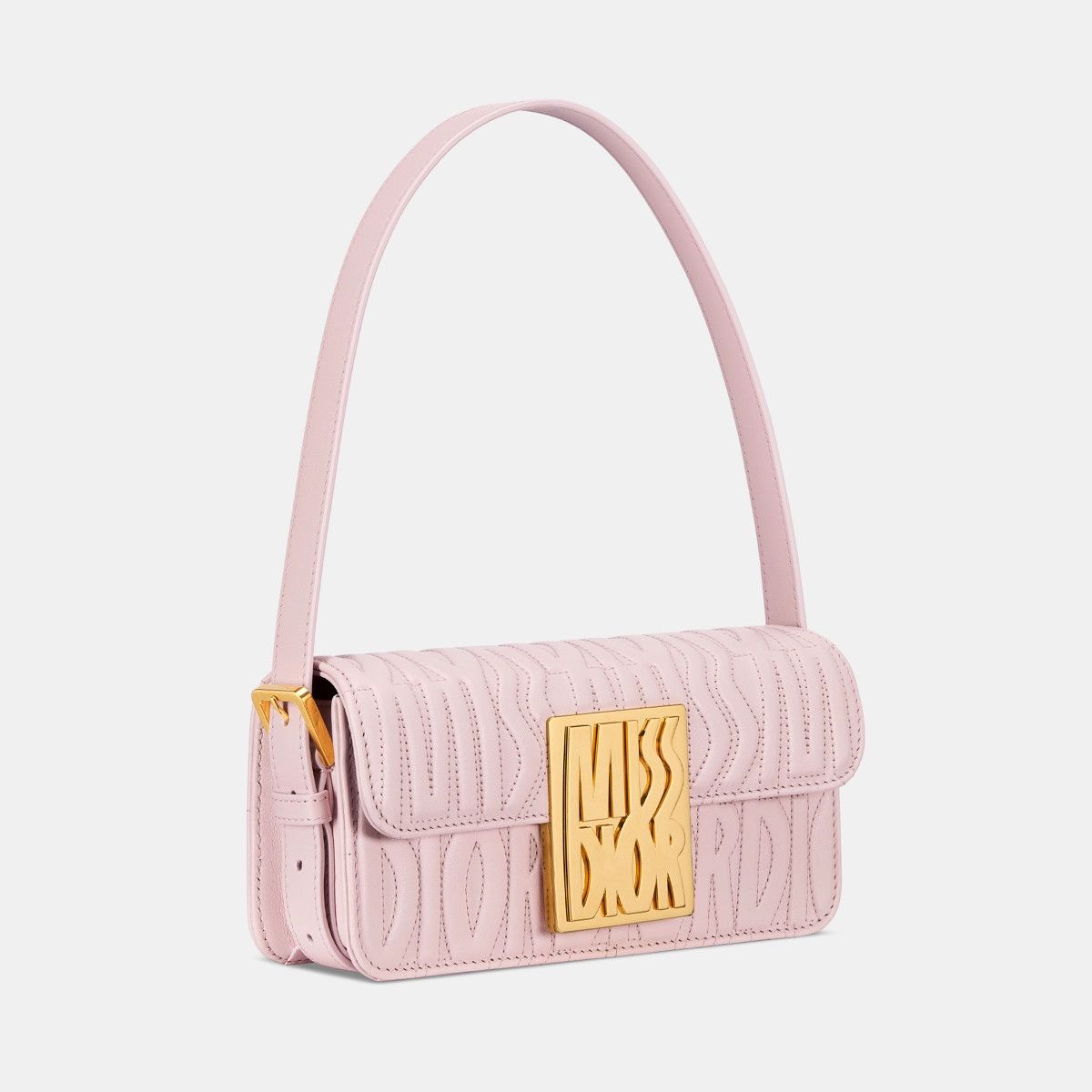 Dior o1bcso1str0226 Size:OS/Miss Dior Flap Bag in Pale Pink Size ONE SIZE - 1 Thumbnail