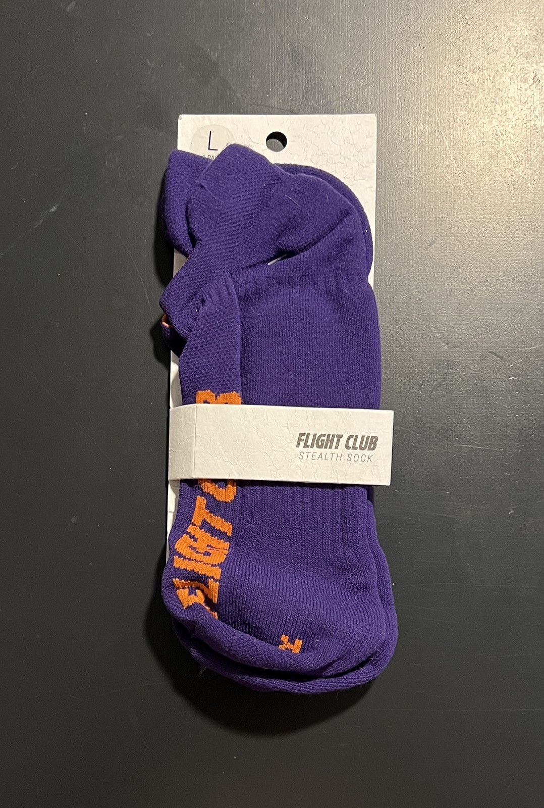 Flight Club Flight Club Purple Stealth Socks - Size Large Size ONE SIZE - 1 Thumbnail