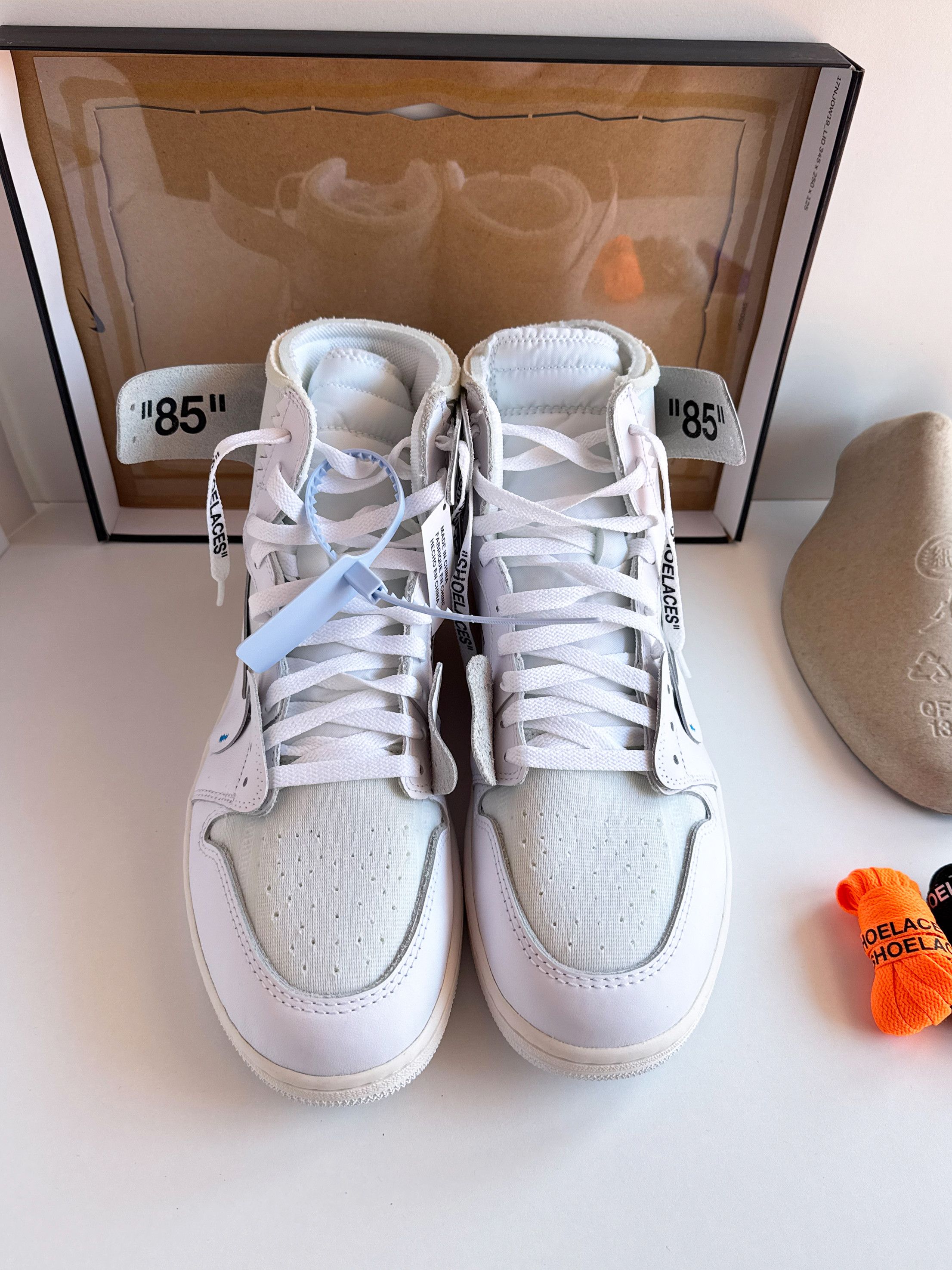 Jordan Brand × Off-White Air Jordan 1 Retro x Off-White (Virgil Abloh) Euro 17 Alaska Size US 13 / EU 46 - 14 Thumbnail
