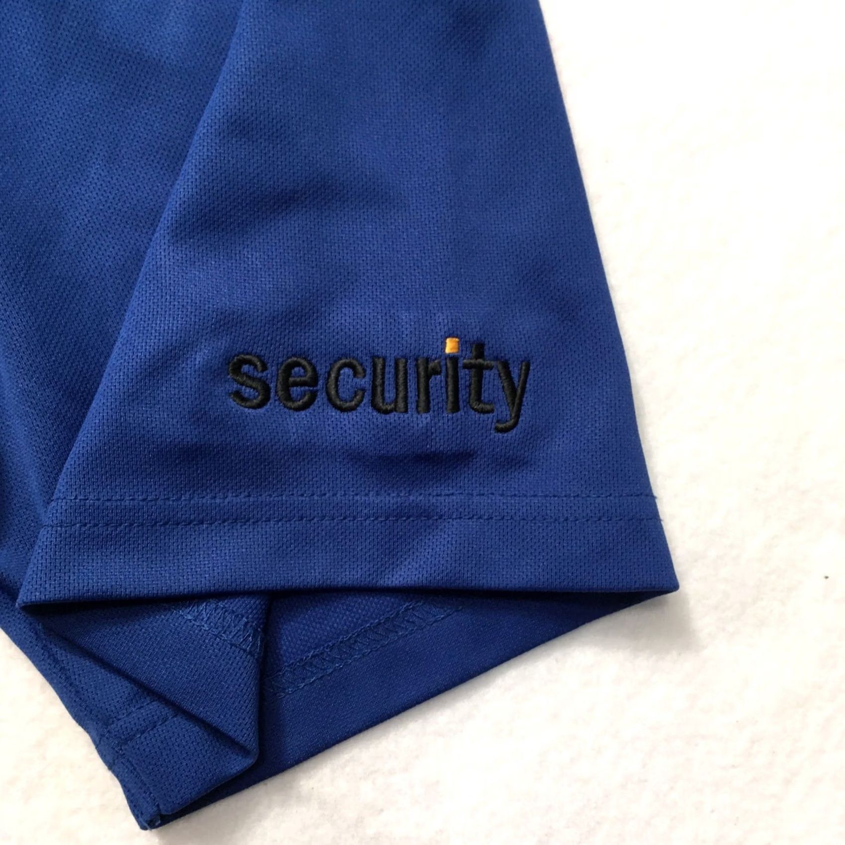 Port Authority Port Authority Navy Blue Polo Shirt - Size L - Short Sleeve - Security Logo - Uniform Active Polo - Men Size US L / EU 52-54 / 3 - 5 Thumbnail