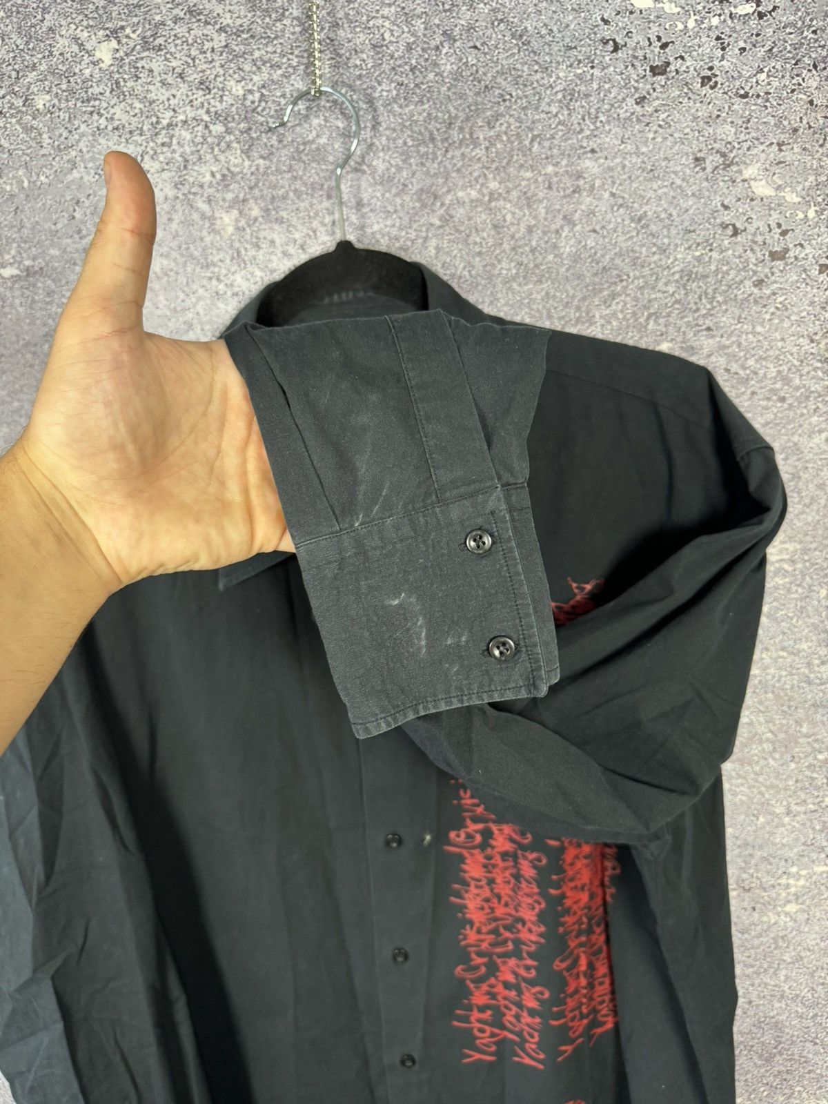 Dolce & Gabbana × Vintage Dolce & Gabbana Latest Printed Shirt Button Up Black Shirt Size US XXL / EU 58 / 5 - 9 Thumbnail
