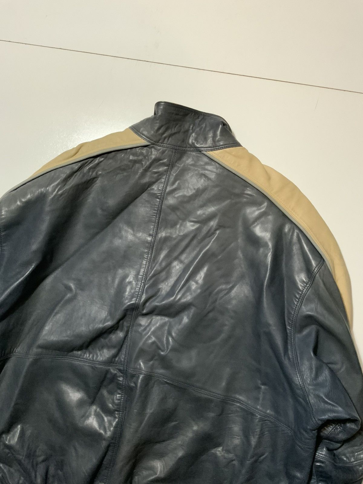 Marc Buchanan Vintage 90s Marc Buchanan Racer Motorcycle Leather Jacket Size US XL / EU 56 / 4 - 9 Thumbnail