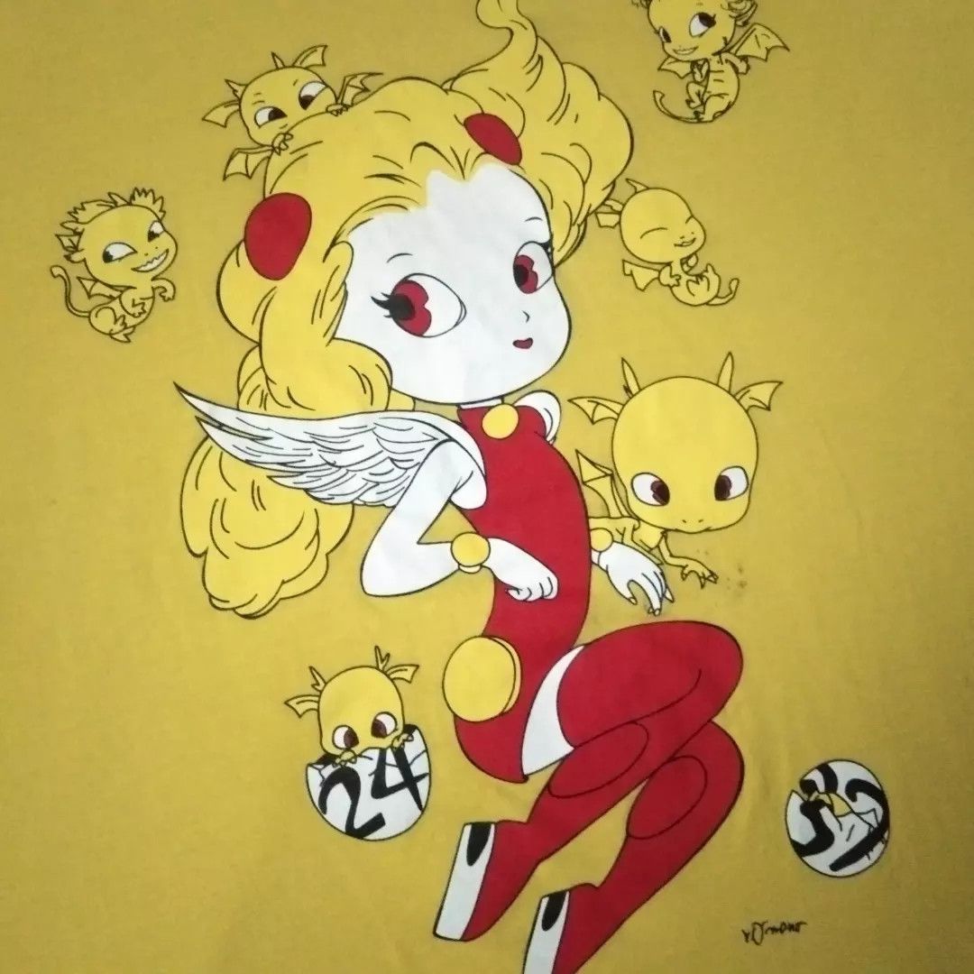 Japanese Brand Yoshitaka Amano tshirt cute angel cupid Size US L / EU 52-54 / 3 - 1 Thumbnail