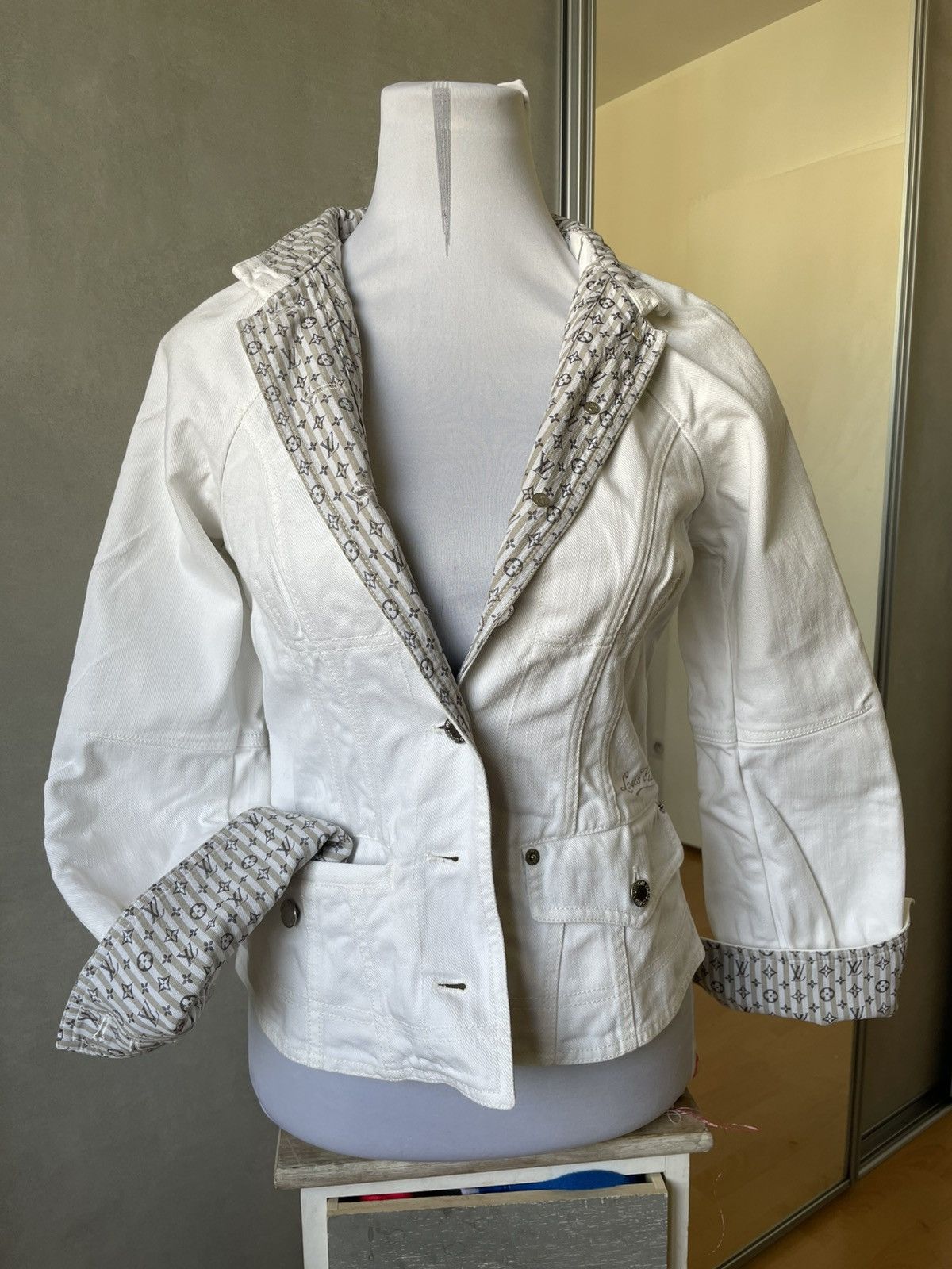 Louis Vuitton LOUIS VUITTON DENIM MONOGRAM JACKET Size XS / US 0-2 / IT 36-38 - 6 Thumbnail
