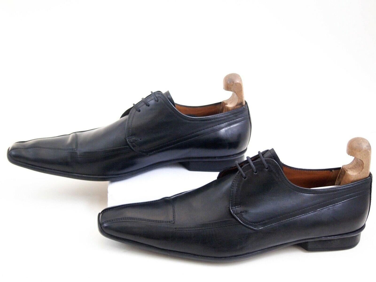 Kenzo Kenzo Derby Oxfords Black Leather Men Size US 11 EU 44 Size US 11 / EU 44 - 4 Thumbnail