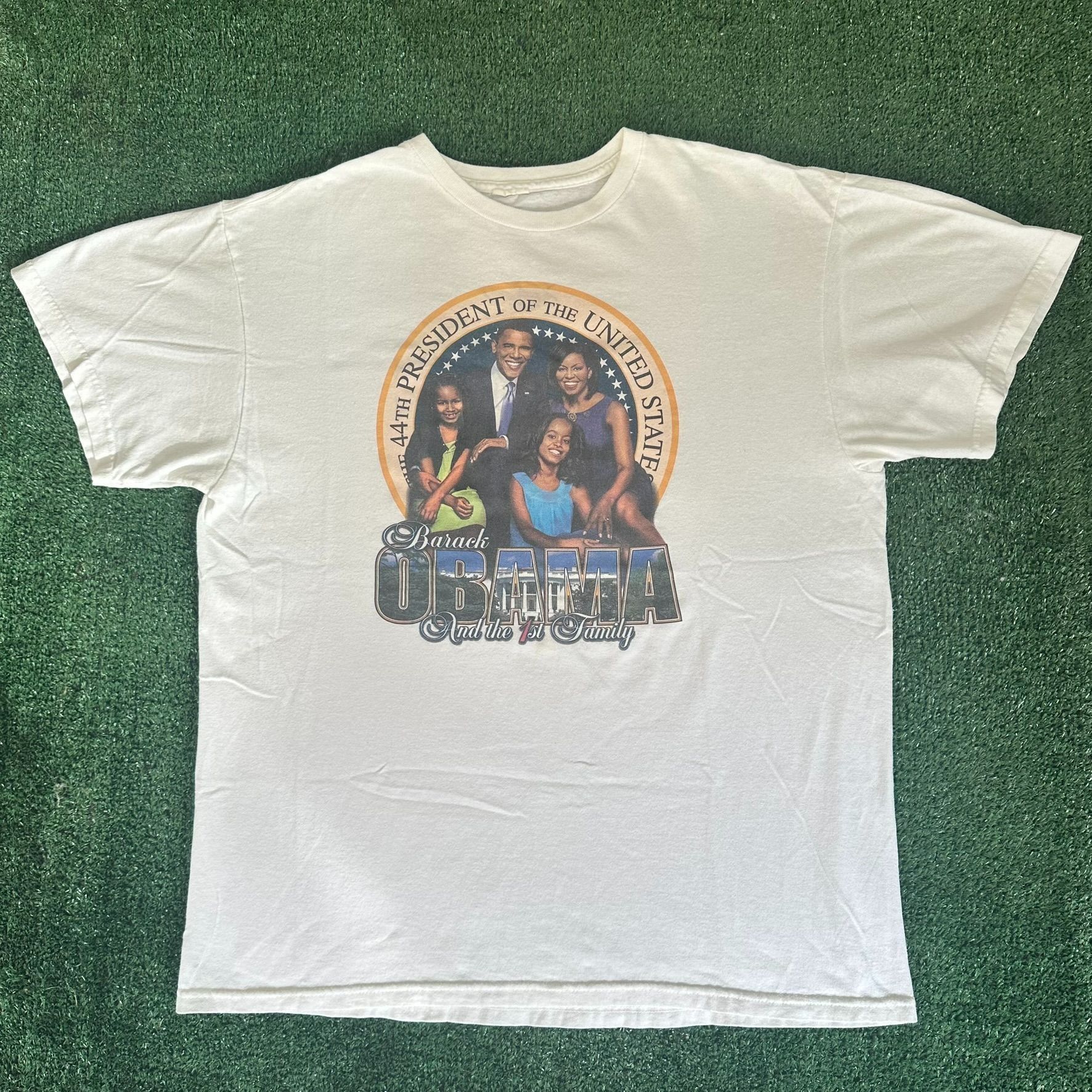 Vintage Vintage Y2K Barack Obama T-Shirt President Political USA Tee Size US M / EU 48-50 / 2 - 1 Thumbnail