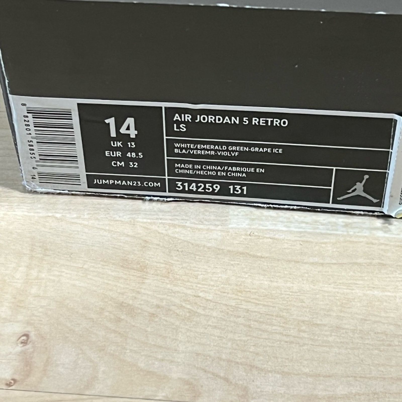 Nike Jordan 5 Retro “Grape” 2006 Size US 14 / EU 47 - 8 Thumbnail