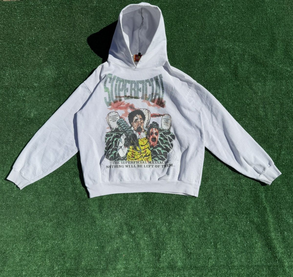 Japanese Brand × Vintage Superficial Hoodie Size US L / EU 52-54 / 3 - 1 Thumbnail