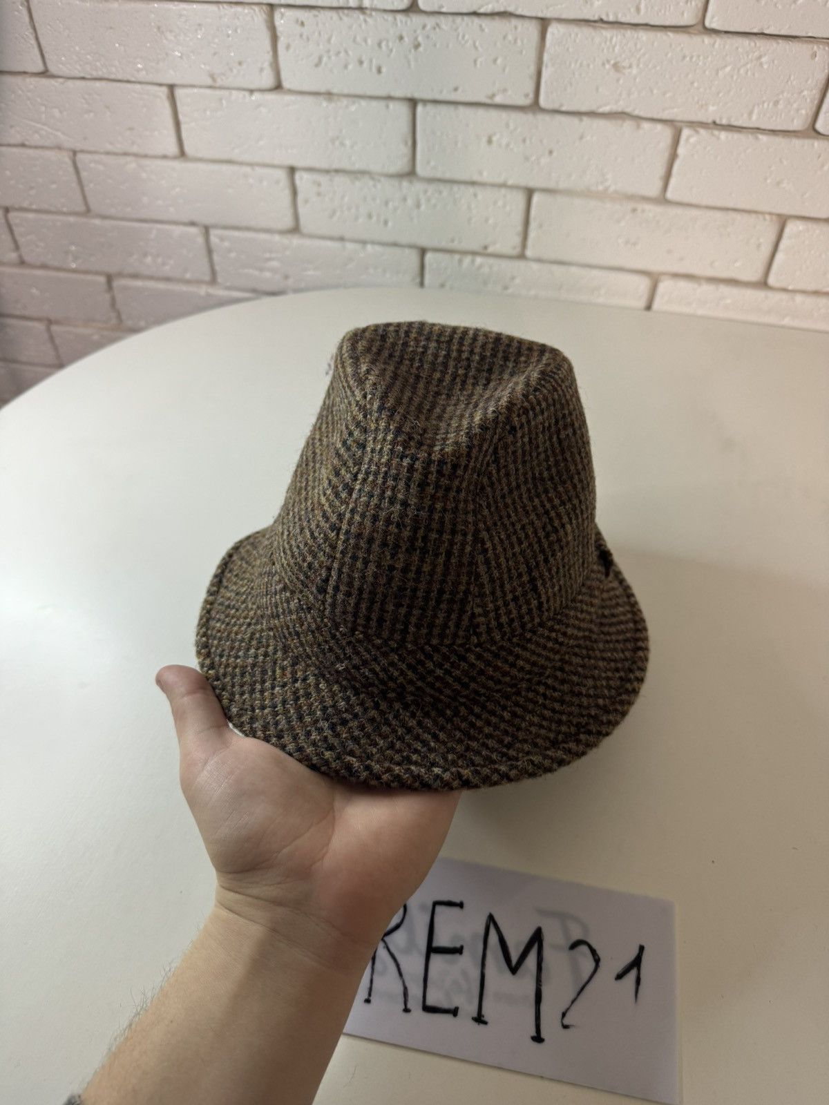 Harris Tweed Harris Tweed hat cap Size ONE SIZE - 2 Thumbnail