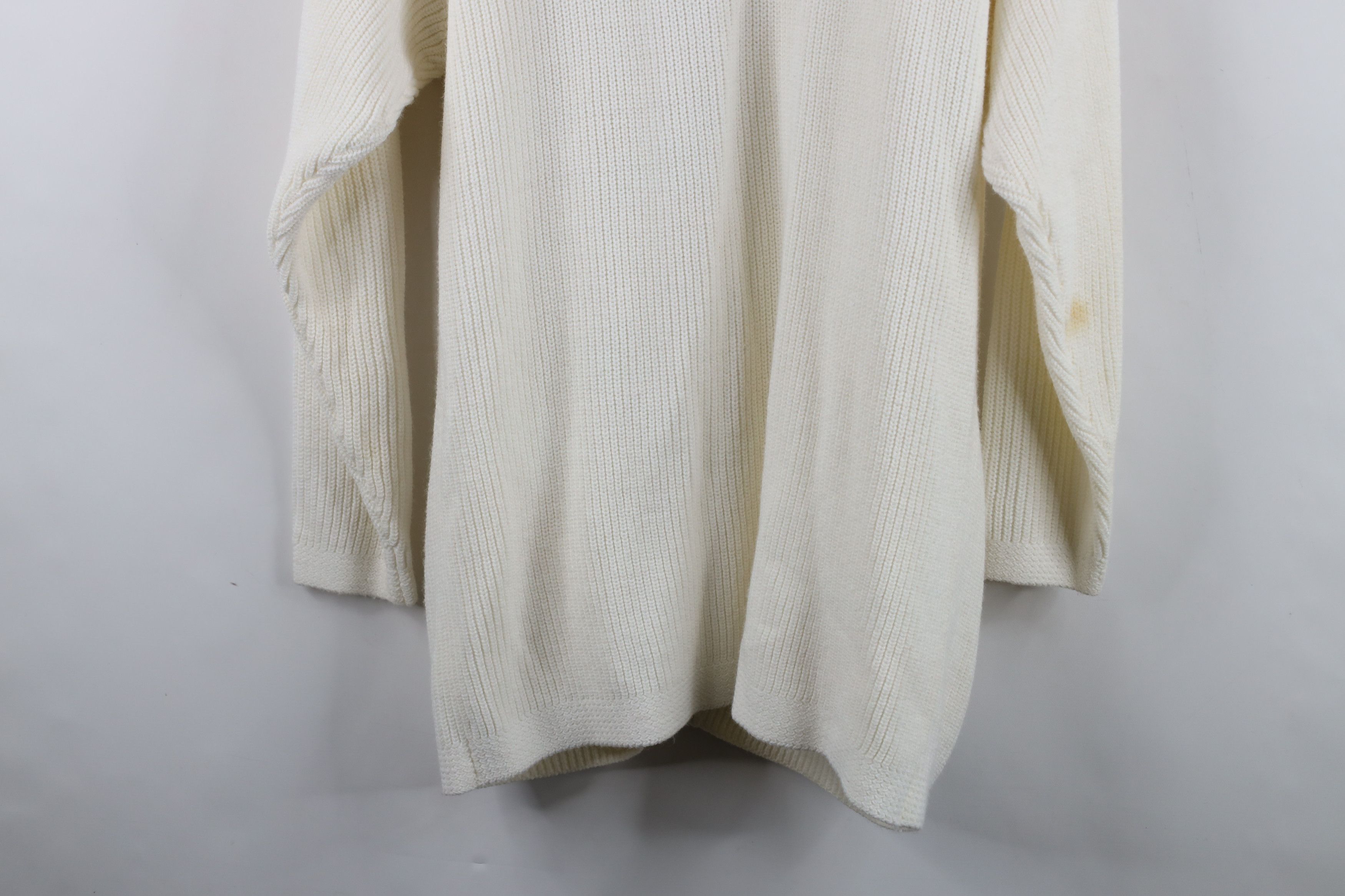 Vintage Vintage 90s Streetwear Oversized Ribbed Cardigan Sweater Size M / US 6-8 / IT 42-44 - 14 Thumbnail