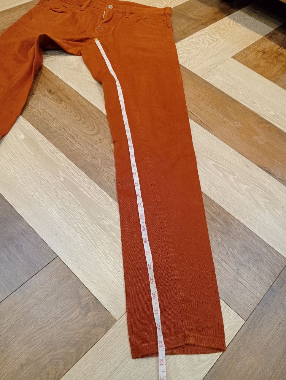 Dsquared2 DSQUARED2 ITALY BRICK ORANGE PANTS Size US 33 - 14 Thumbnail