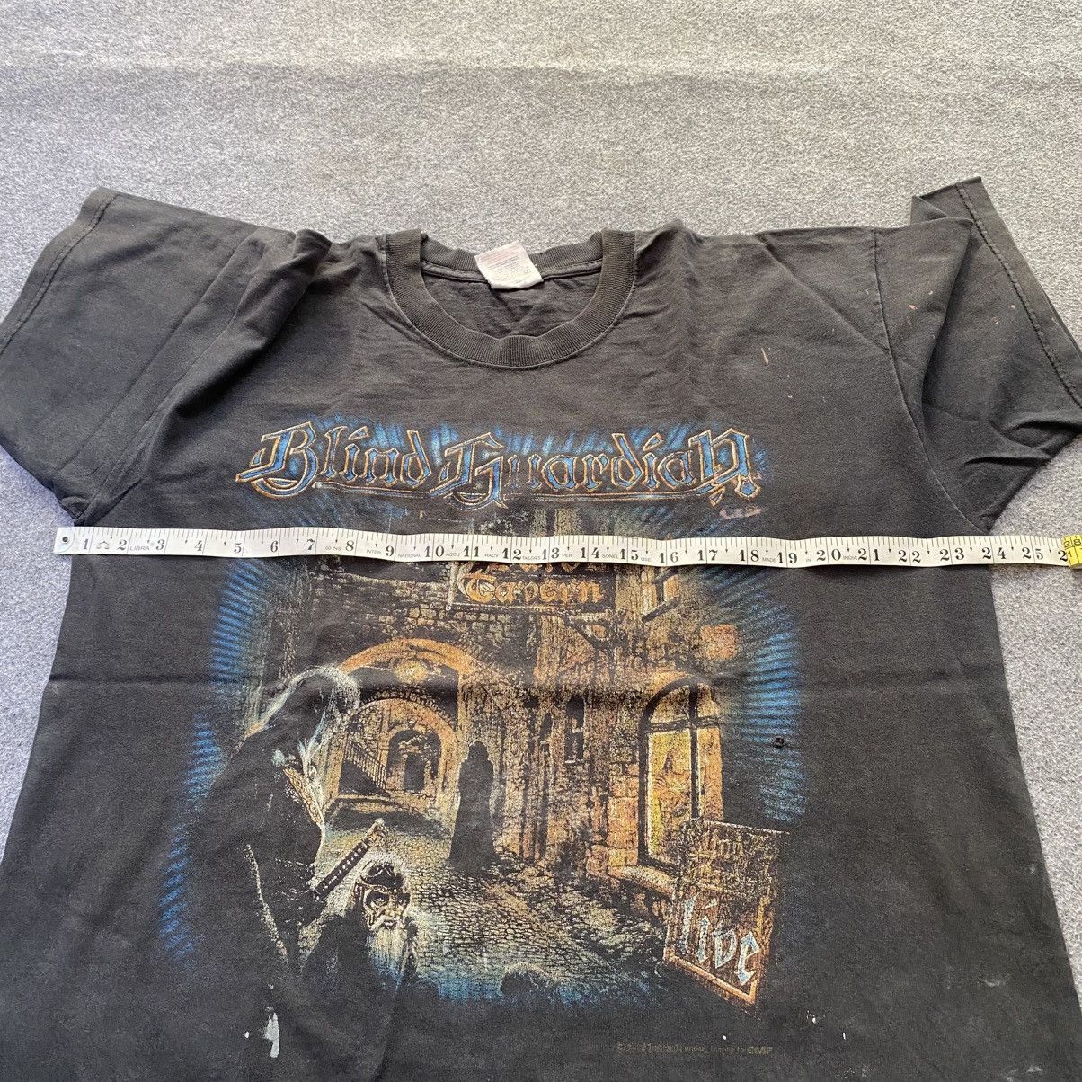Band Tees Vintage Blind Guardian ,Bard's Tavern metal band 2003 tshirt Size US XL / EU 56 / 4 - 9 Thumbnail