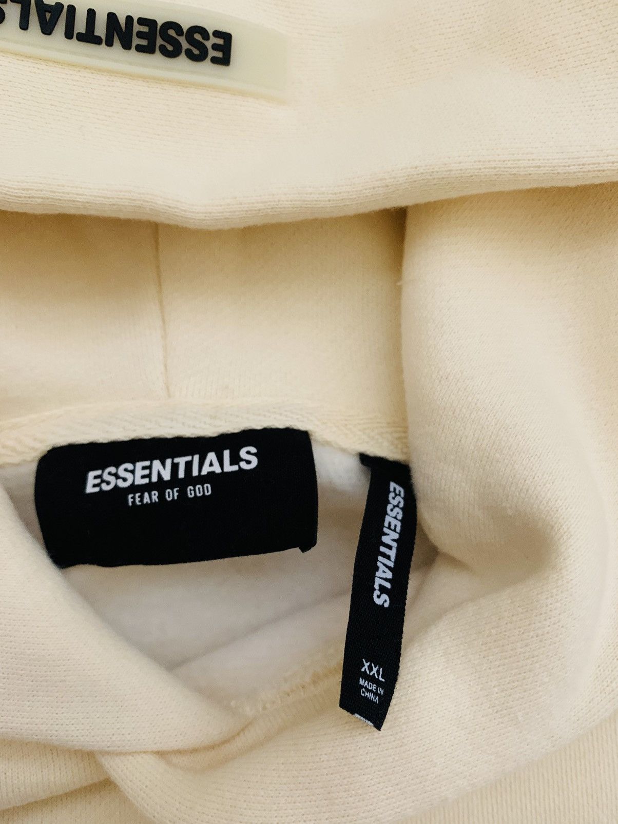 Fear of God Fear of God essentials hoodie Cream Size US XXL / EU 58 / 5 - 5 Thumbnail