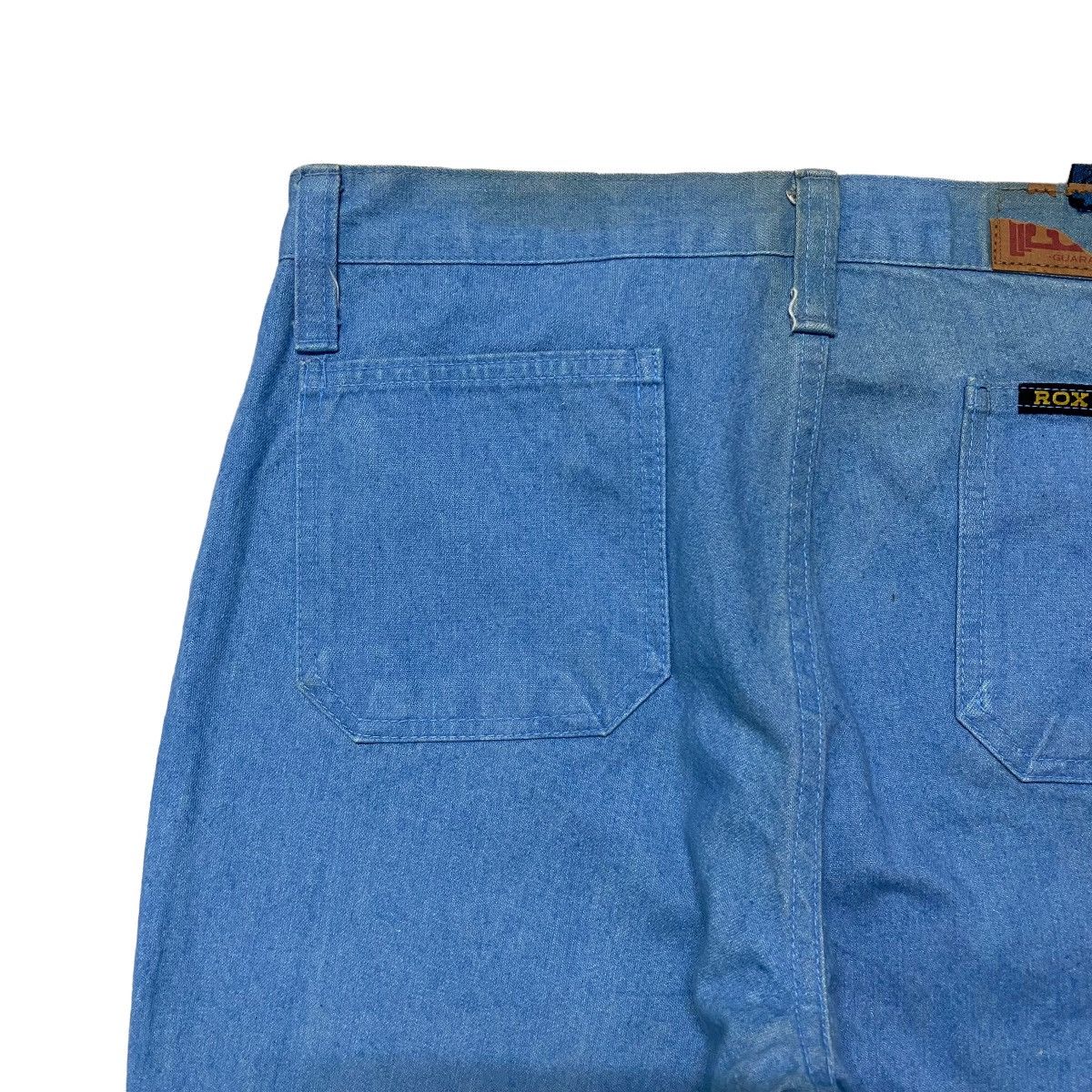 Vintage Japanese Brand ROX Denim Bell bottom Jeans Size US 30 / EU 46 - 10 Thumbnail