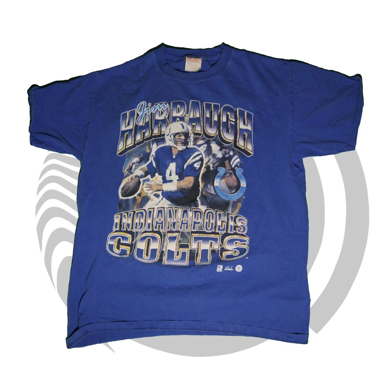 Vintage Vintage Jim Harbaugh Colts Crewneck Tee Size US L / EU 52-54 / 3 - 1 Thumbnail