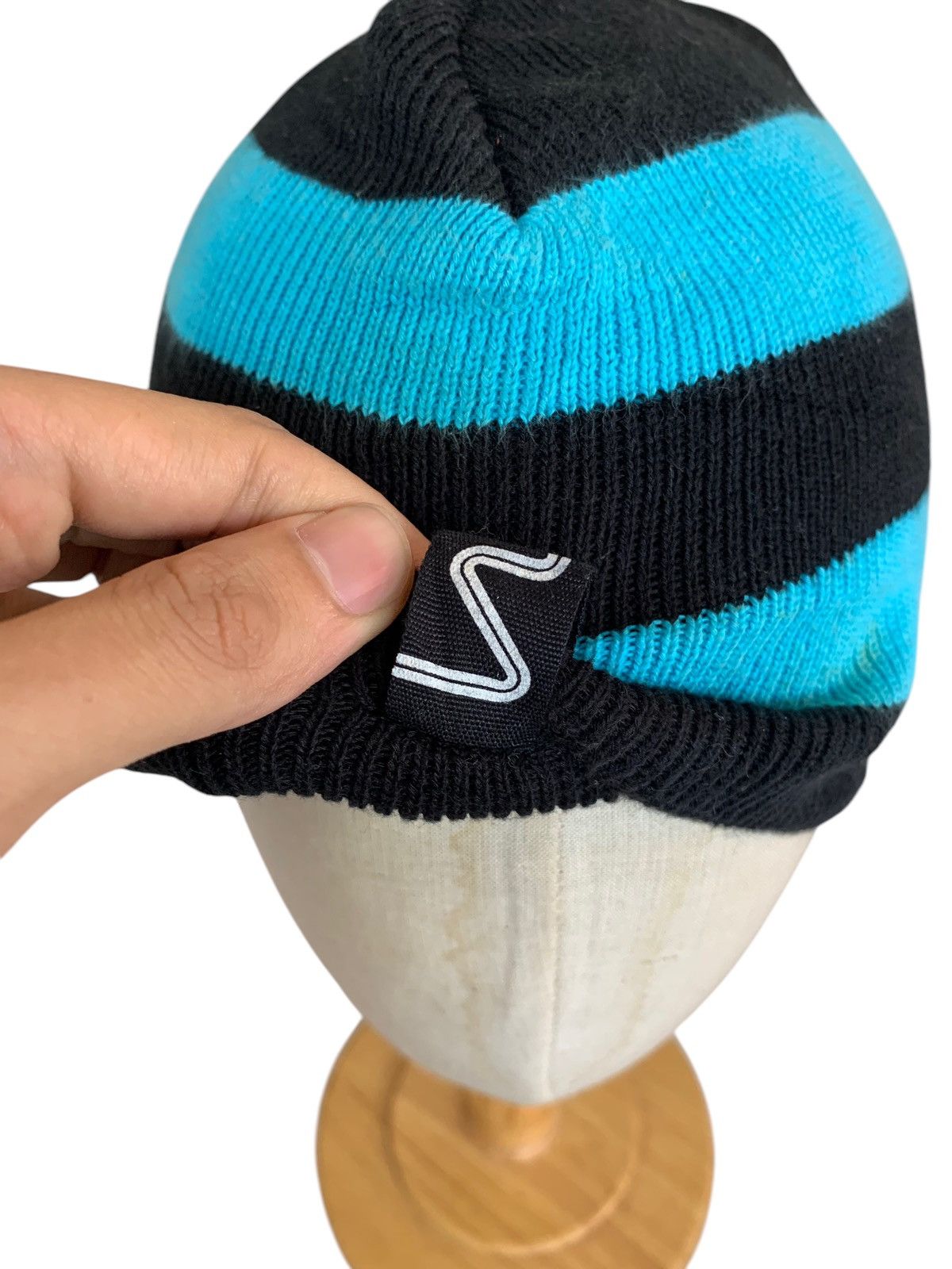 Japanese Brand × Kapital × Vintage Stripe Rna Inc Streetwear Winter sessions Beanie Hats Size ONE SIZE - 9 Thumbnail