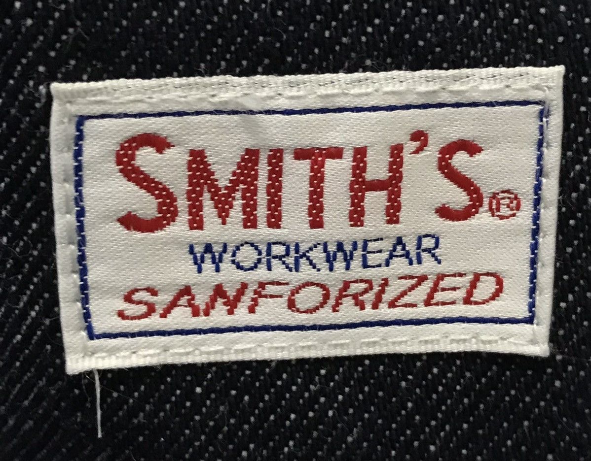 Vintage Vintage Smith’s Workwear Samforized Denim Jacket Size US XXS / EU 40 - 8 Thumbnail