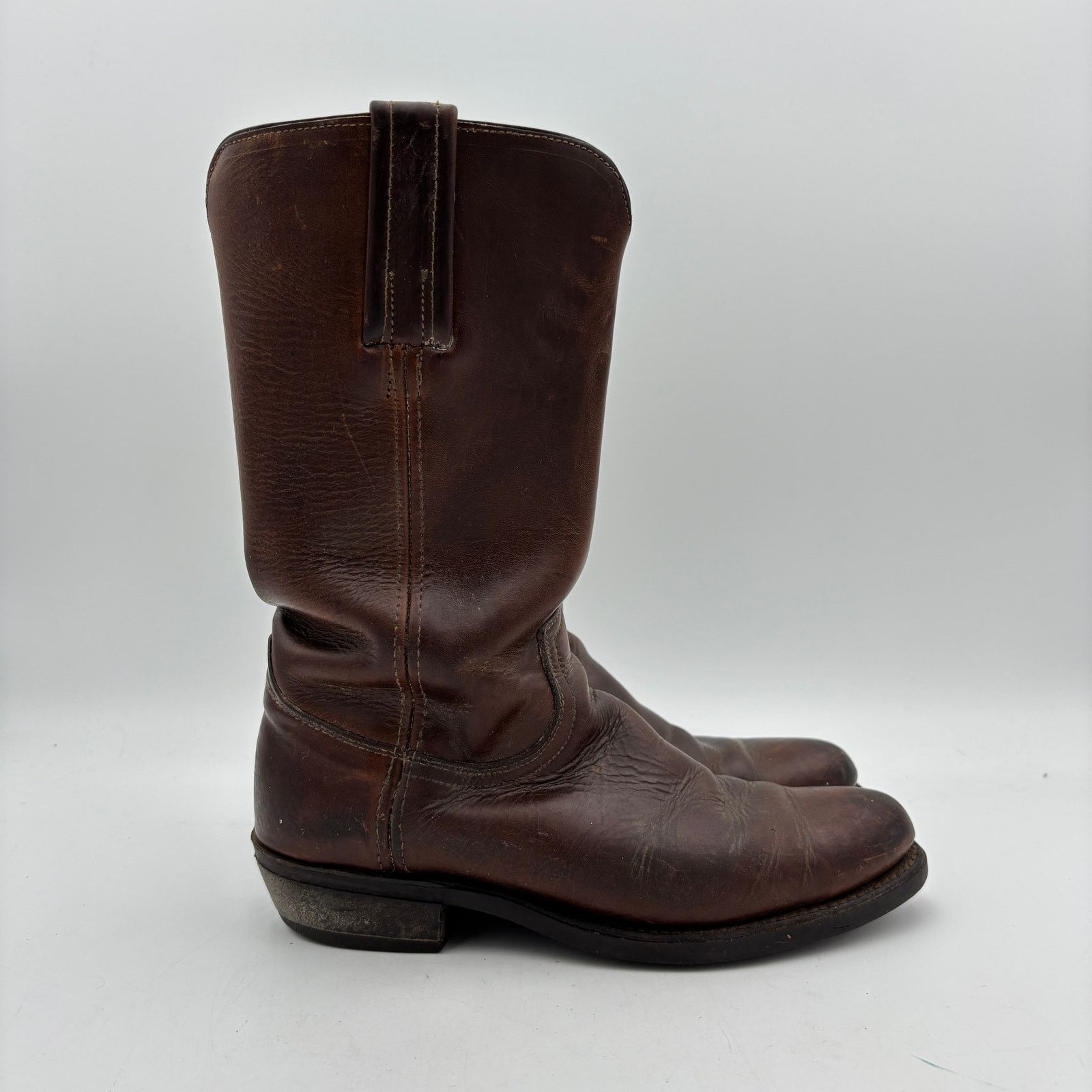 Frye Vintage 60s Frye Black Label Leather Roper Boots Men's 7D Size US 7 / EU 40 - 3 Thumbnail