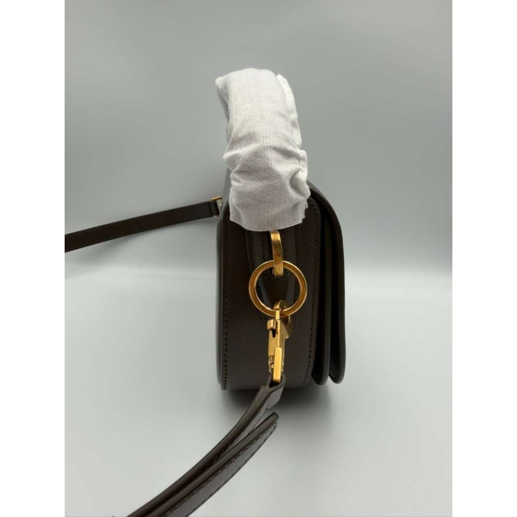 Saint Laurent Paris CC31 Size: OS / YSL Voltaire Shoulder Bag in Dark Brown Size ONE SIZE - 3 Thumbnail