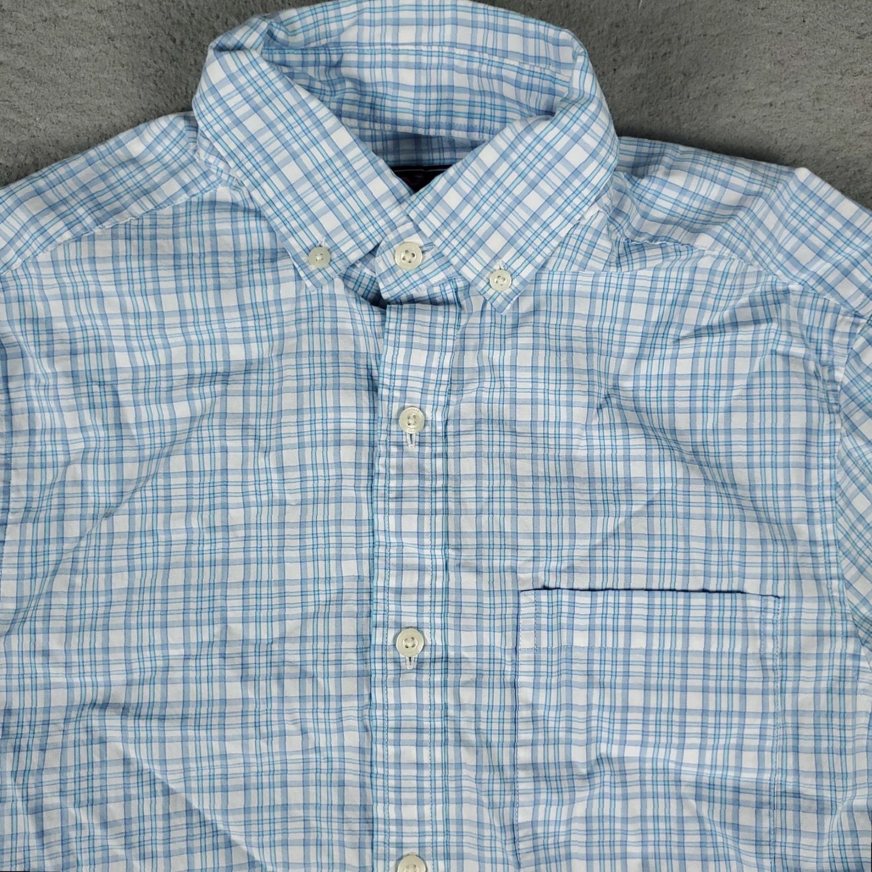Vineyard Vines VINEYARD VINES Shirt Mens XS Blue Plaid Murray Classic Fit Long Sleeve Stretch Button-Down Casual - Men XS Blue Plaid 90s? (No, avoid 90s) Size US XS / EU 42 / 0 - 2 Thumbnail
