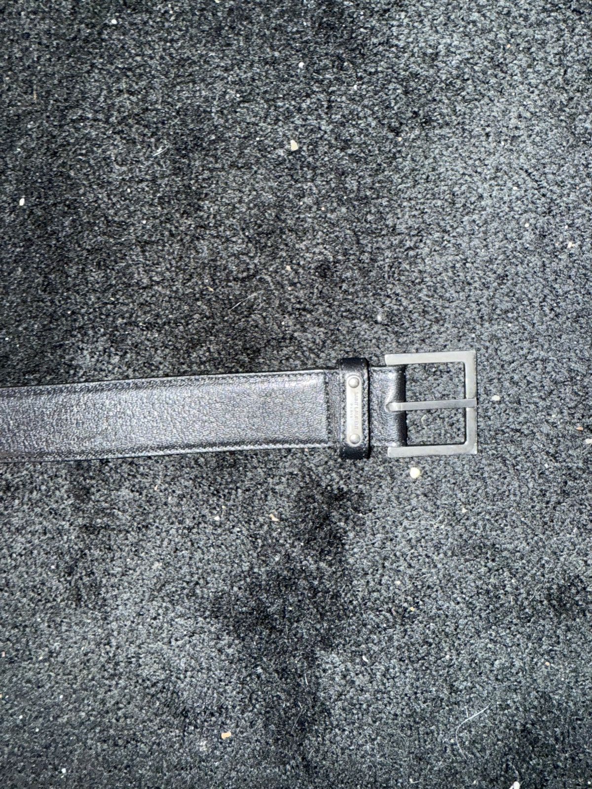 Saint Laurent Paris SOLDDDSAINT LAURENT LEATHER BELT Size 32 - 3 Thumbnail