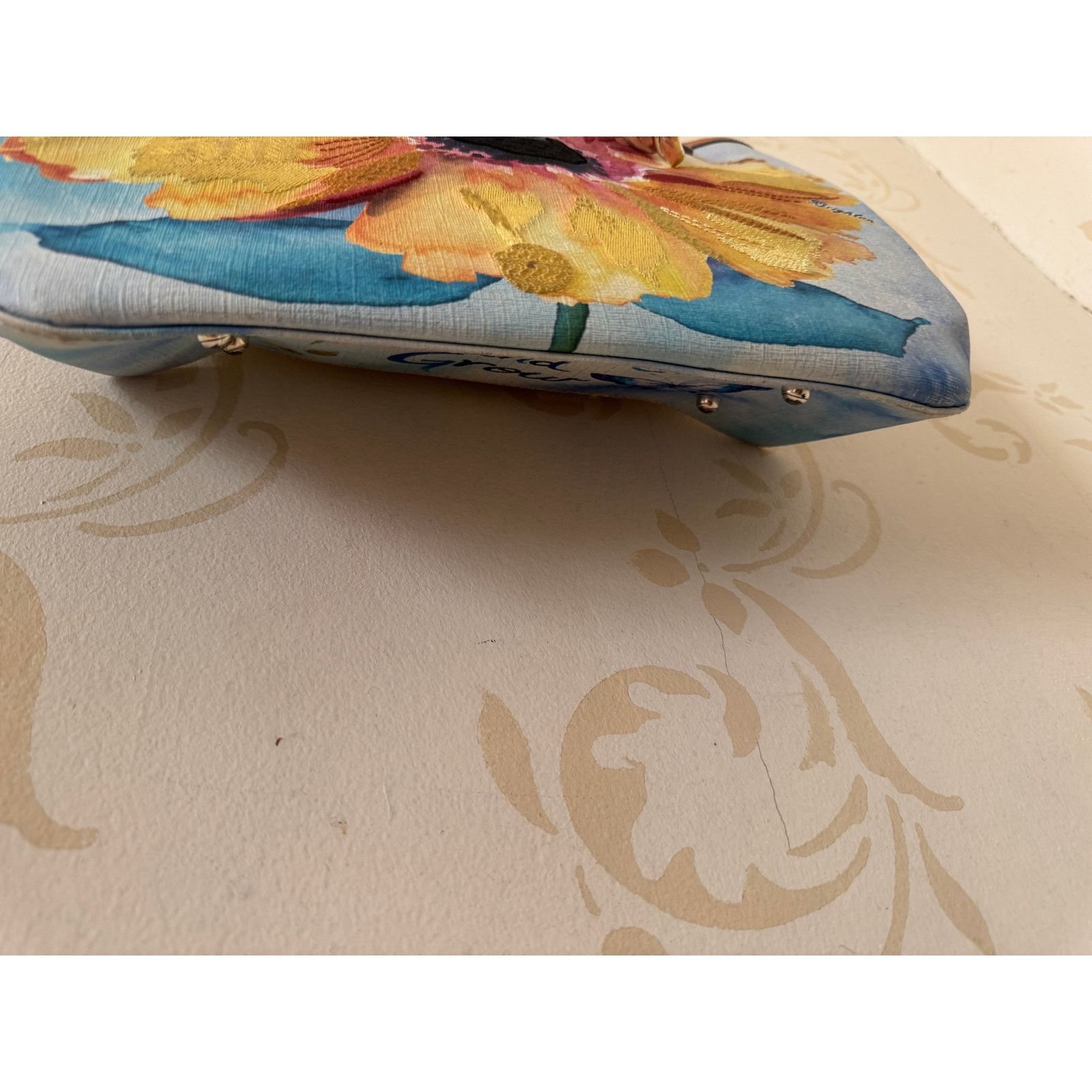 Brighton Brighton Belle Jardin Floral Leather Coated Embroidered Bag Size ONE SIZE - 10 Thumbnail