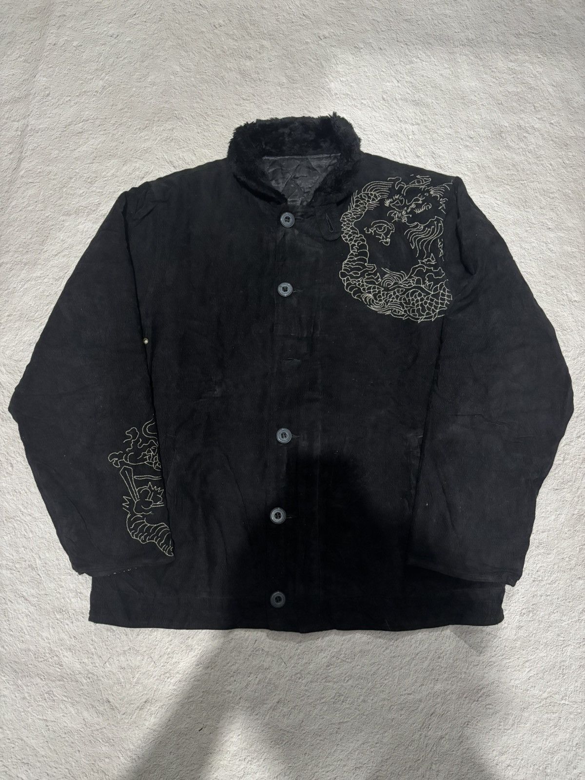 Japanese Brand N1 deck corduroy cropped heads japan souvenir sukajan Size US L / EU 52-54 / 3 - 1 Thumbnail