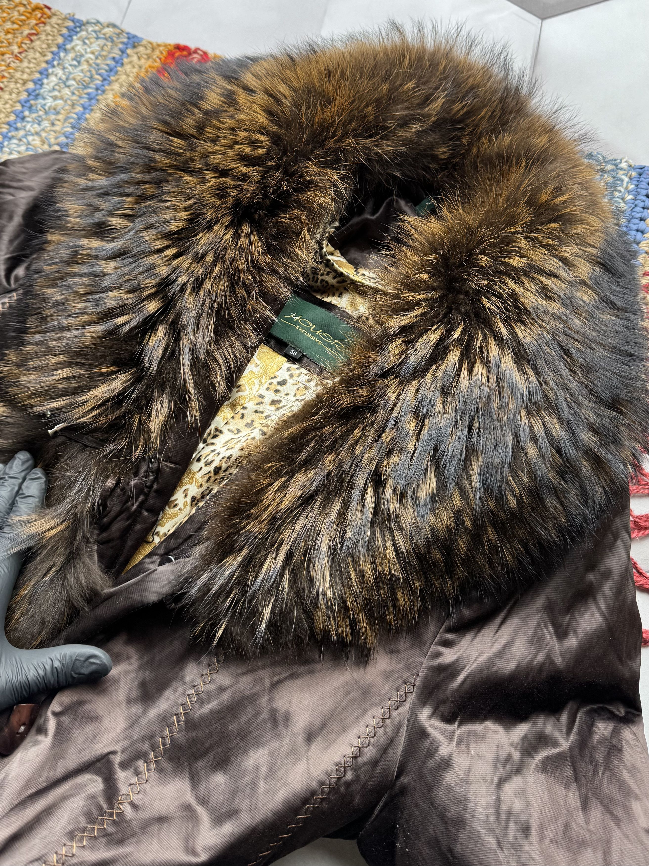 Vintage Vintage Coat With Real Fur Details (E4) Size L / US 10 / IT 46 - 9 Thumbnail