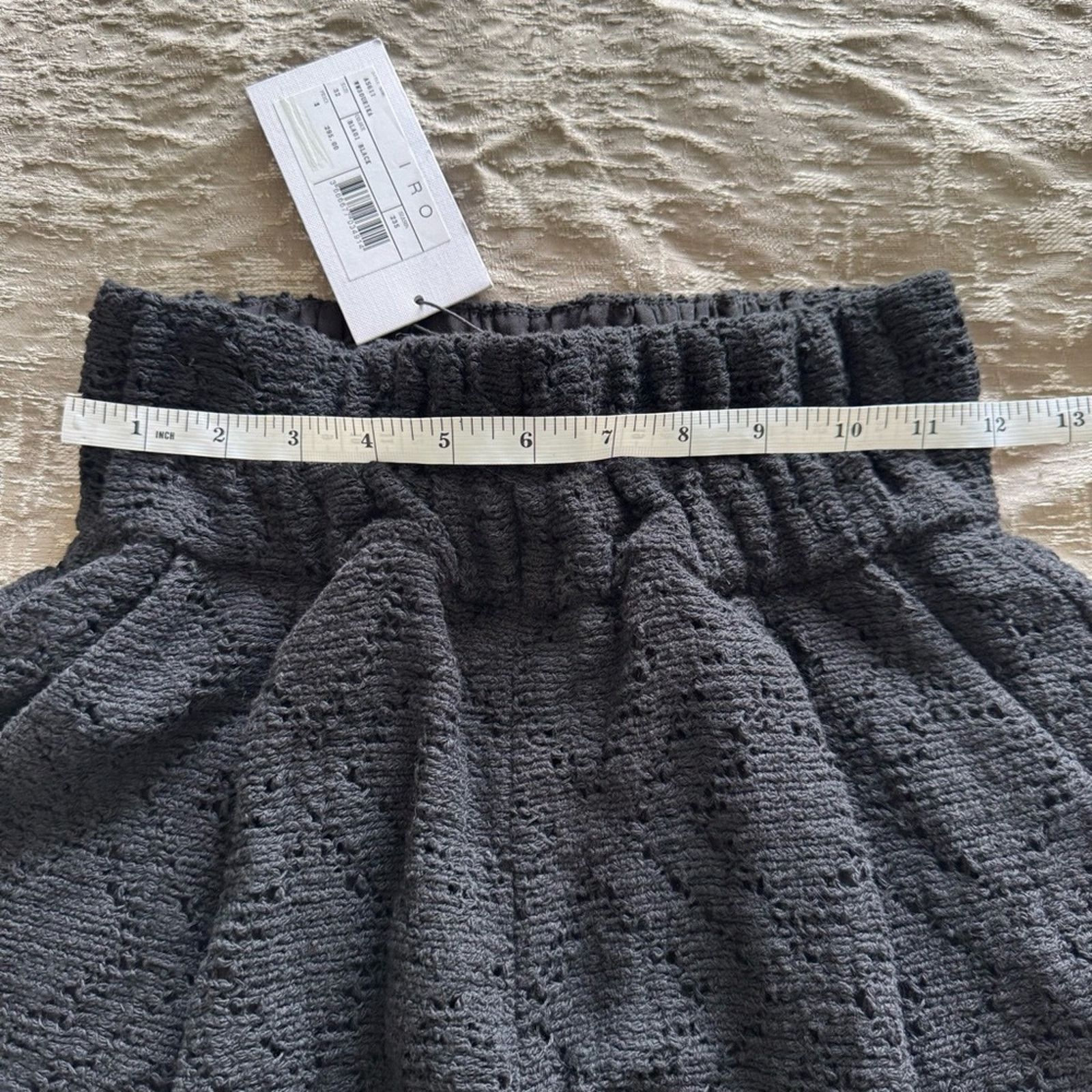 Iro NWT! IRO Black Textured Shorts, Size 32 Size 24" / US 00 / IT 34 - 3 Thumbnail