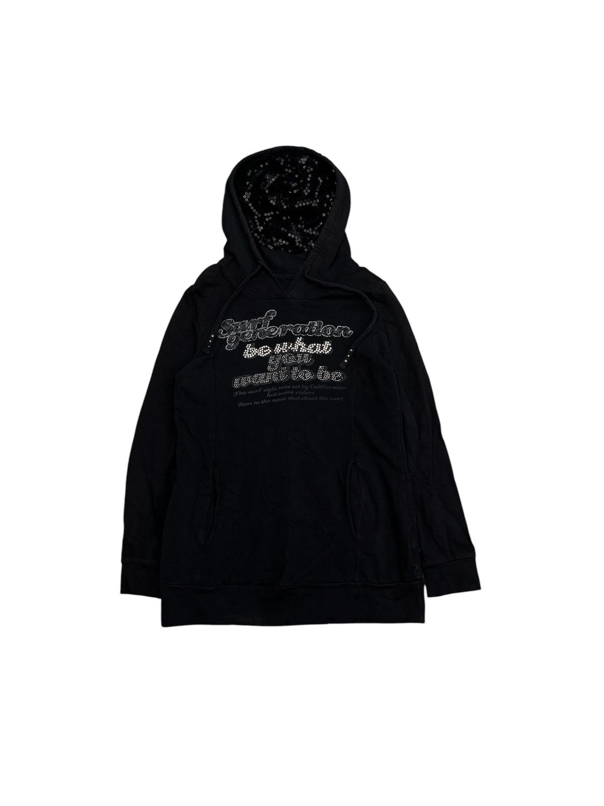 If Six Was Nine × Japanese Brand × Le Grande Bleu (L.G.B.) SURF GENERATION STUDED POEM HOODIE Size US S / EU 44-46 / 1 - 1 Thumbnail