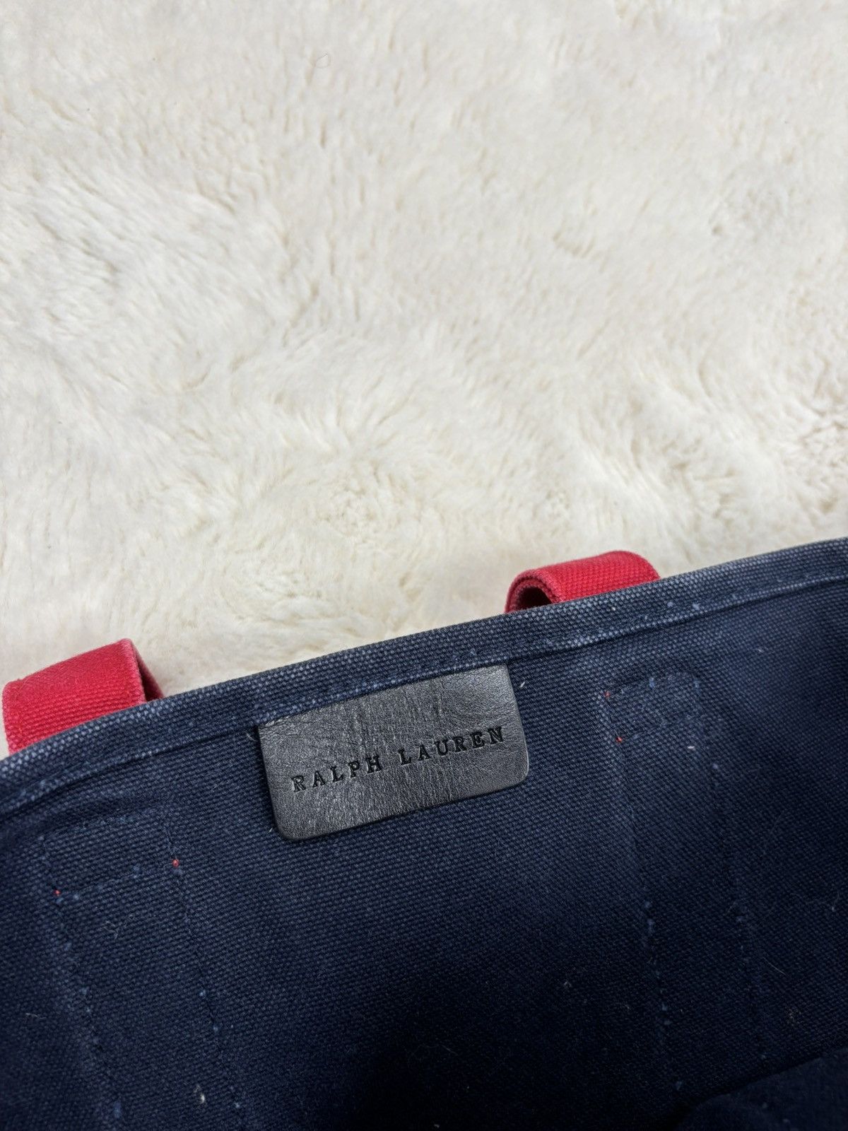 Ralph Lauren Tote Bag Vintage Luxury Bag Y2K Style Rare