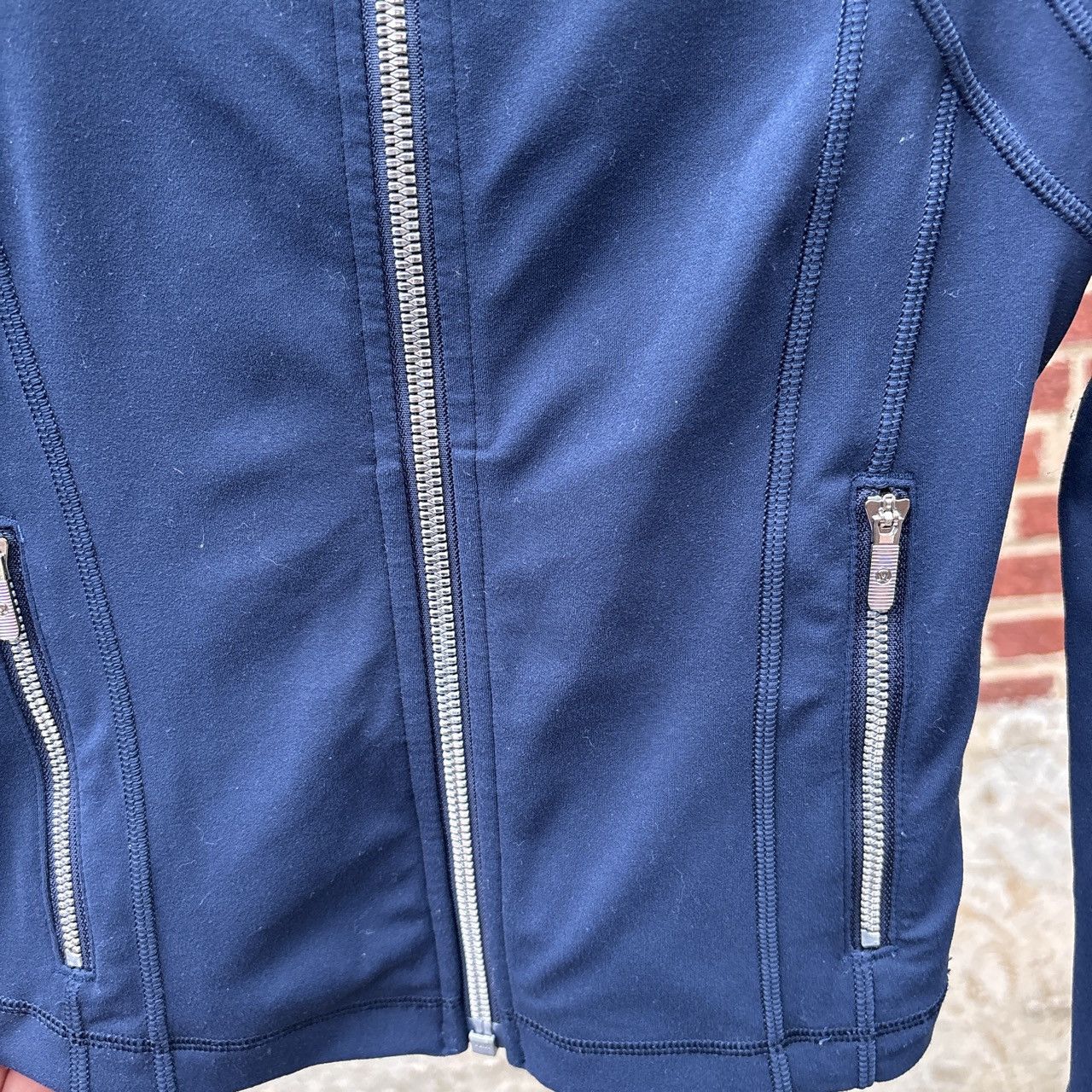 Lululemon lululemon navy blue define cropped jacket Size XS / US 0-2 / IT 36-38 - 4 Thumbnail
