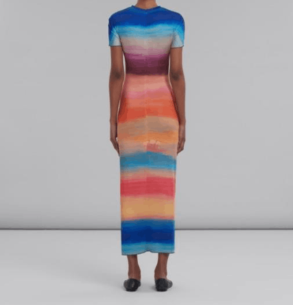 Marni o1srvl11e0624 Dress in Multicolor Size XS / US 0-2 / IT 36-38 - 4 Thumbnail