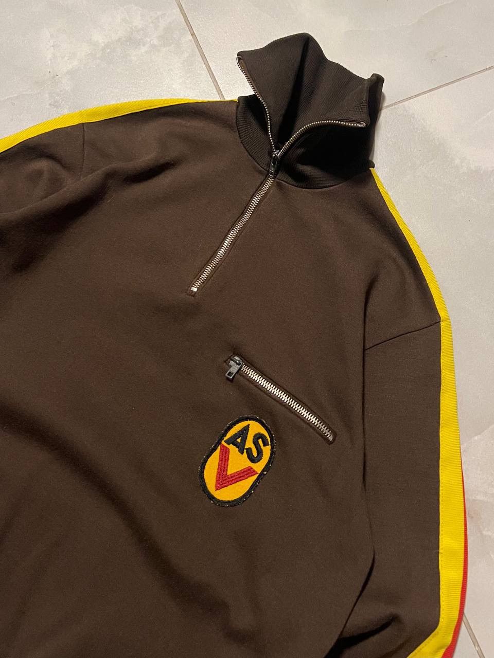 Vintage VTG 70s East German Army Track Top Training Gym Pull Over Size US M / EU 48-50 / 2 - 2 Thumbnail