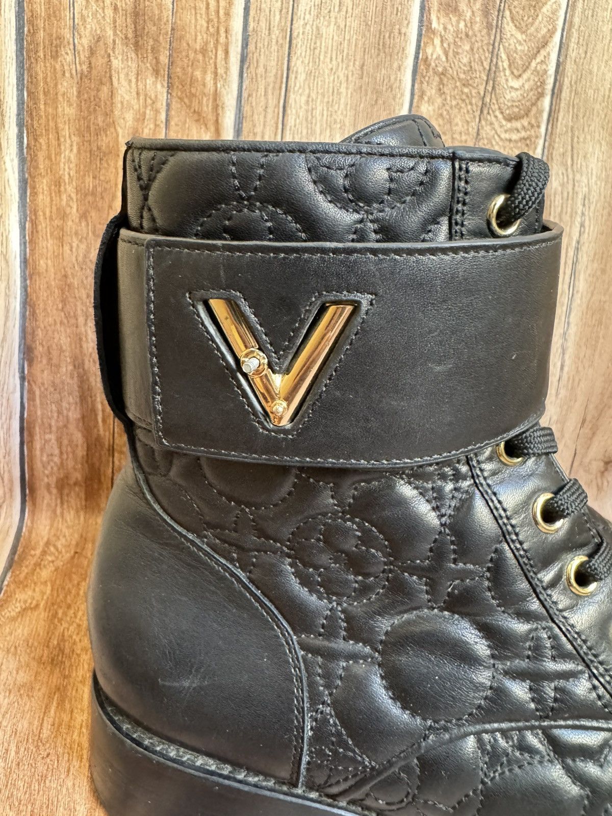 Louis Vuitton Wonderland embossed monogram boots Size US 7 / IT 37 - 7 Thumbnail