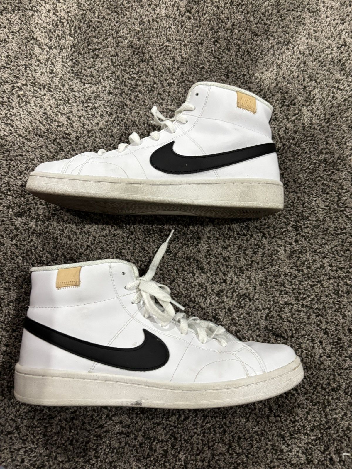 Nike White Nike Court Royale 2 Mid -Top Sneaker Size US 12 / EU 45 - 3 Thumbnail