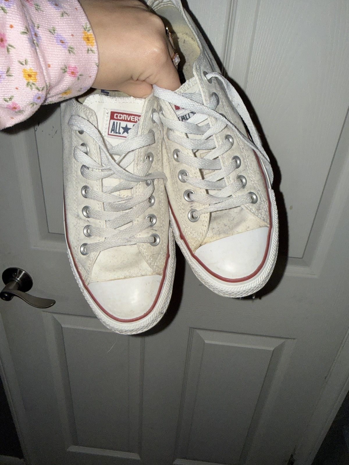 Converse Converse White and Red Sneakers Size US 8.5 / EU 41-42 - 2 Thumbnail
