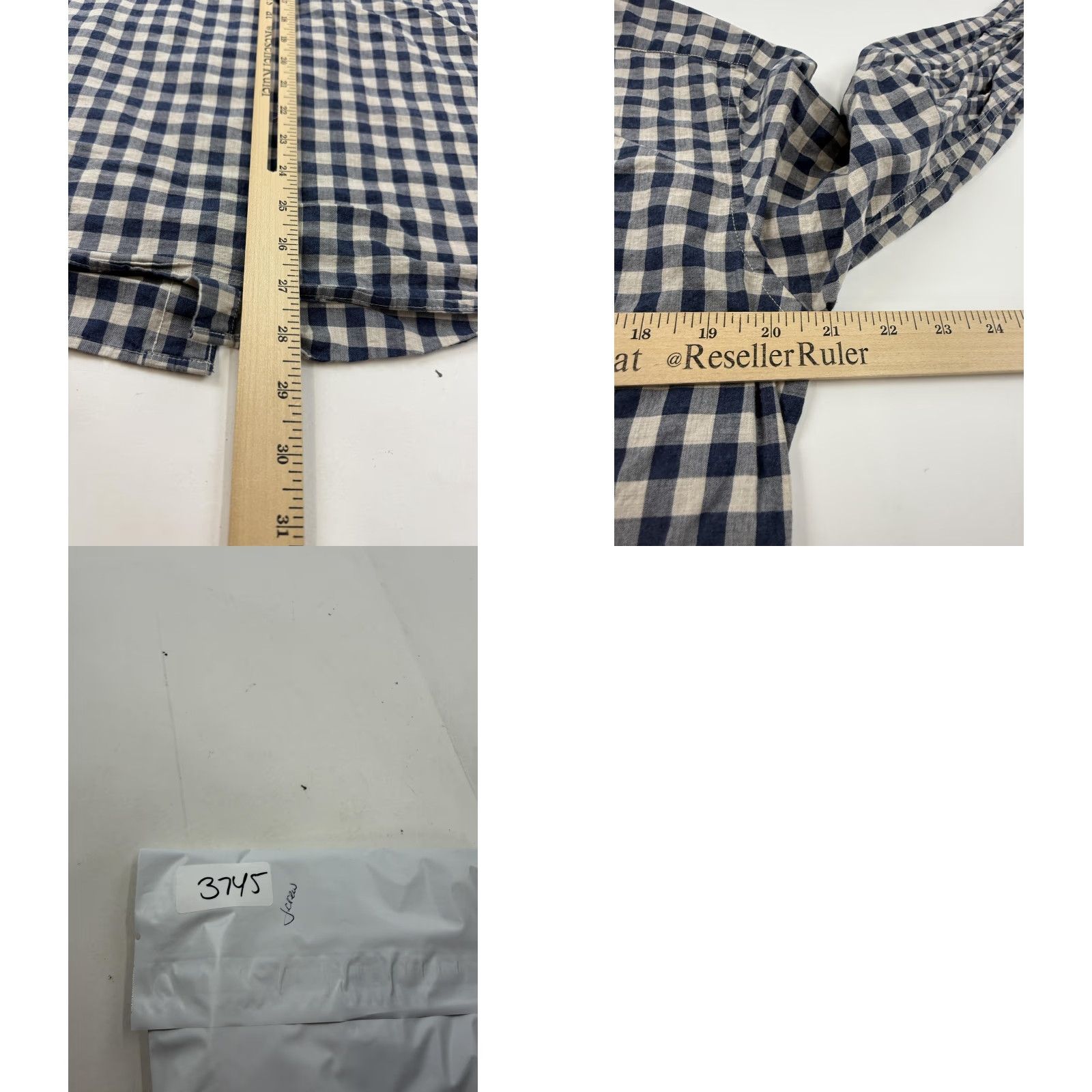 J.Crew J.Crew Shirt Mens Medium Blue Check Plaid Slim Fit Button Down Casual Size US M / EU 48-50 / 2 - 8 Thumbnail