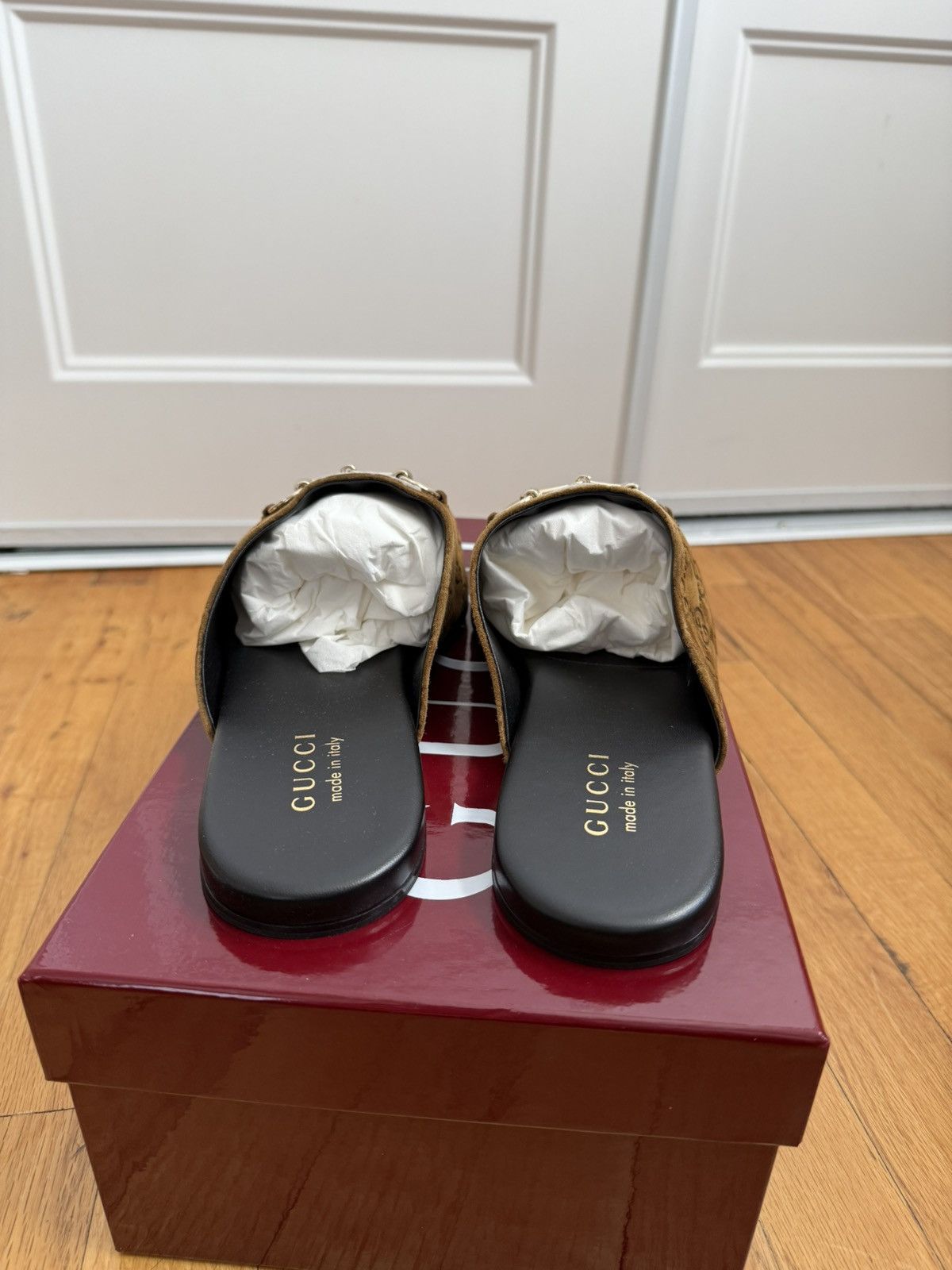 Gucci Gucci GG Suede Annette Mule Slip-on Size US 10 / EU 43 - 5 Thumbnail
