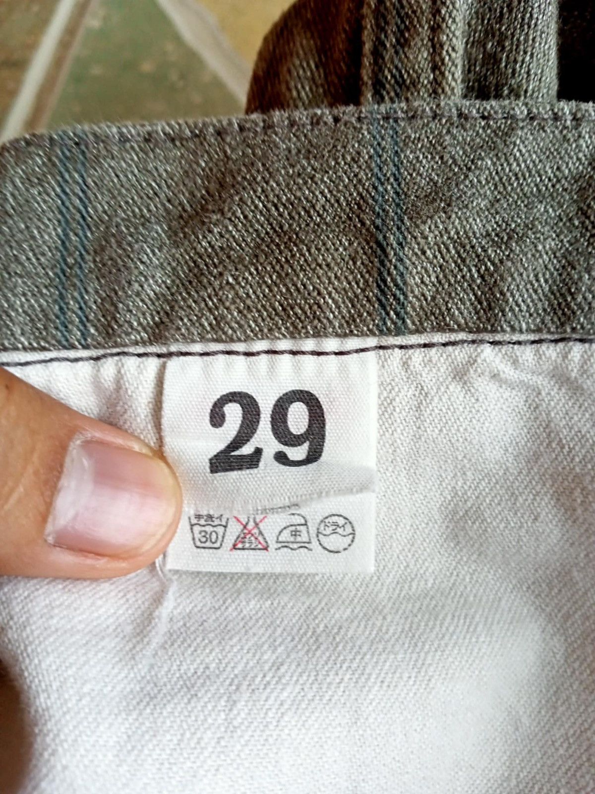 Japanese Brand WAREHOUSE X HELLERS CAFE STRIPED WORK PANTS Size US 30 / EU 46 - 6 Thumbnail