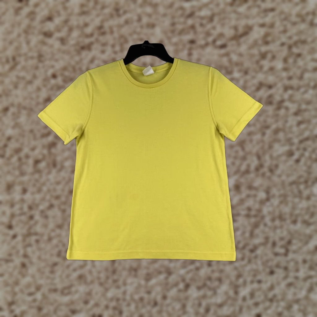 The North Face The North Face Shirt Mens L Yellow Crew Neck Jersey Cotton Blend Logo All Seasons T-Shirt 90s? Size L / US 10 / IT 46 - 1 Thumbnail
