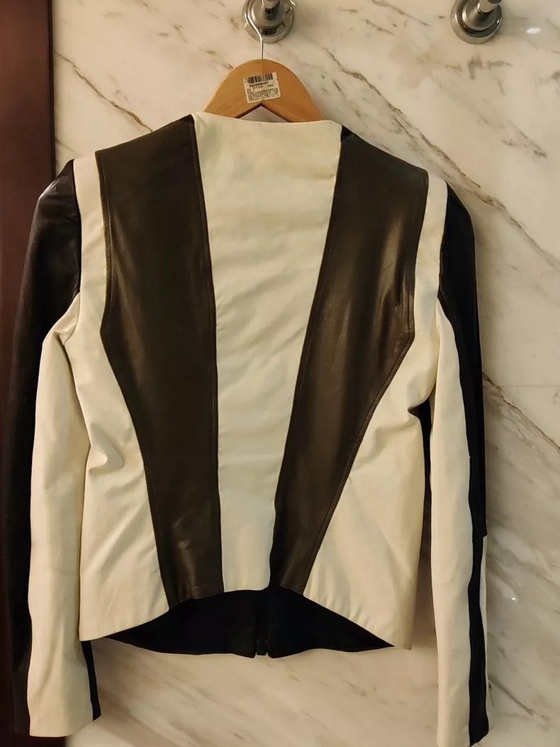 Helmut Lang HELMUT LANG Colorful short leather jacket Size M / US 6-8 / IT 42-44 - 4 Thumbnail