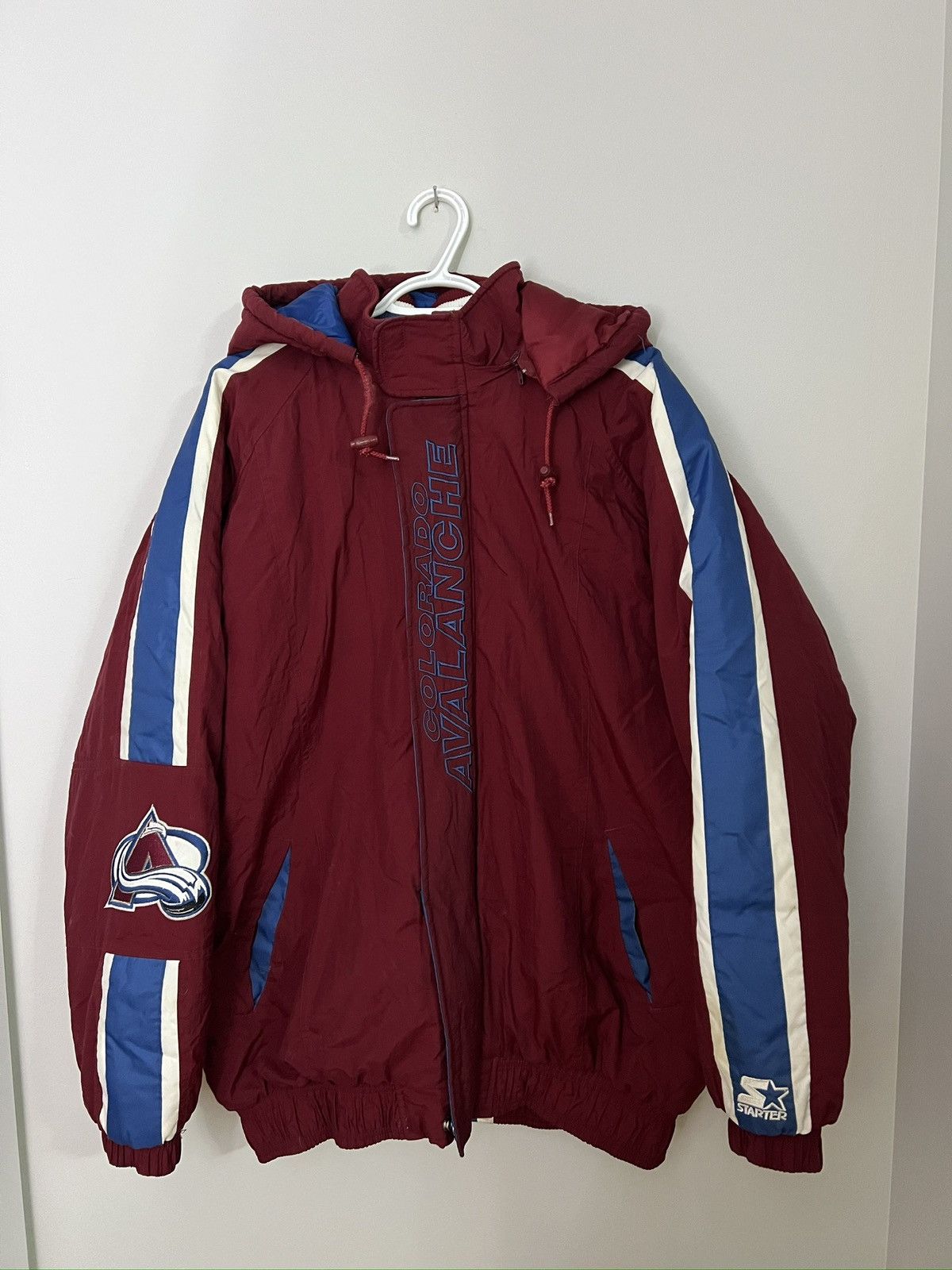 Vintage Colorado Avalanche Jacket NHL Hockey STARTER 90s