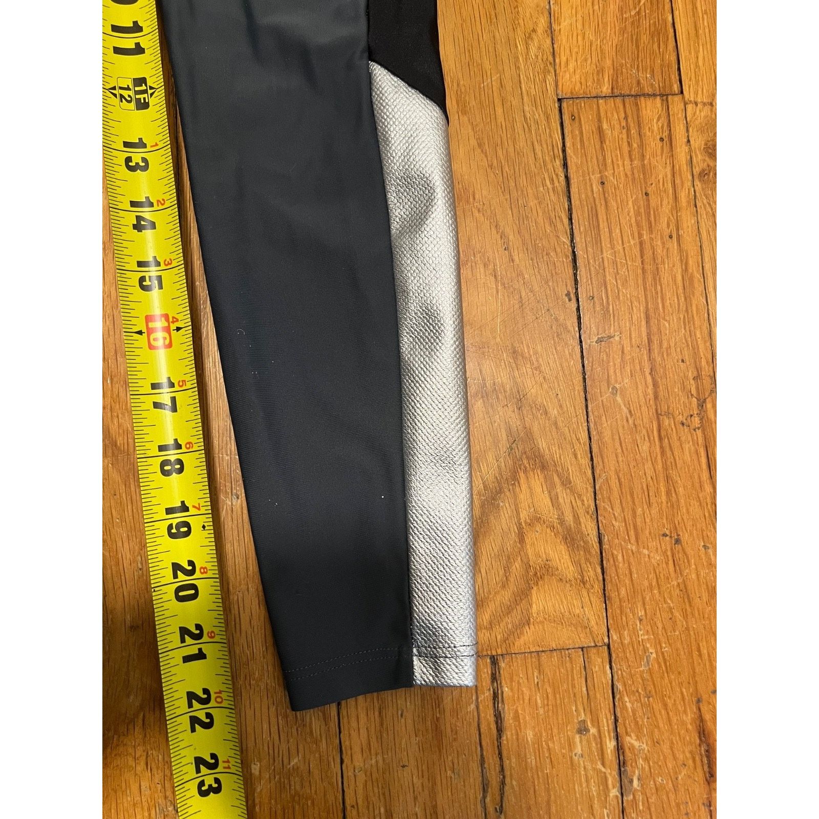 Sportif Lanston Sport Gray Taupe Side Stripe Size XS Stretch A003100 Size 22" - 5 Thumbnail