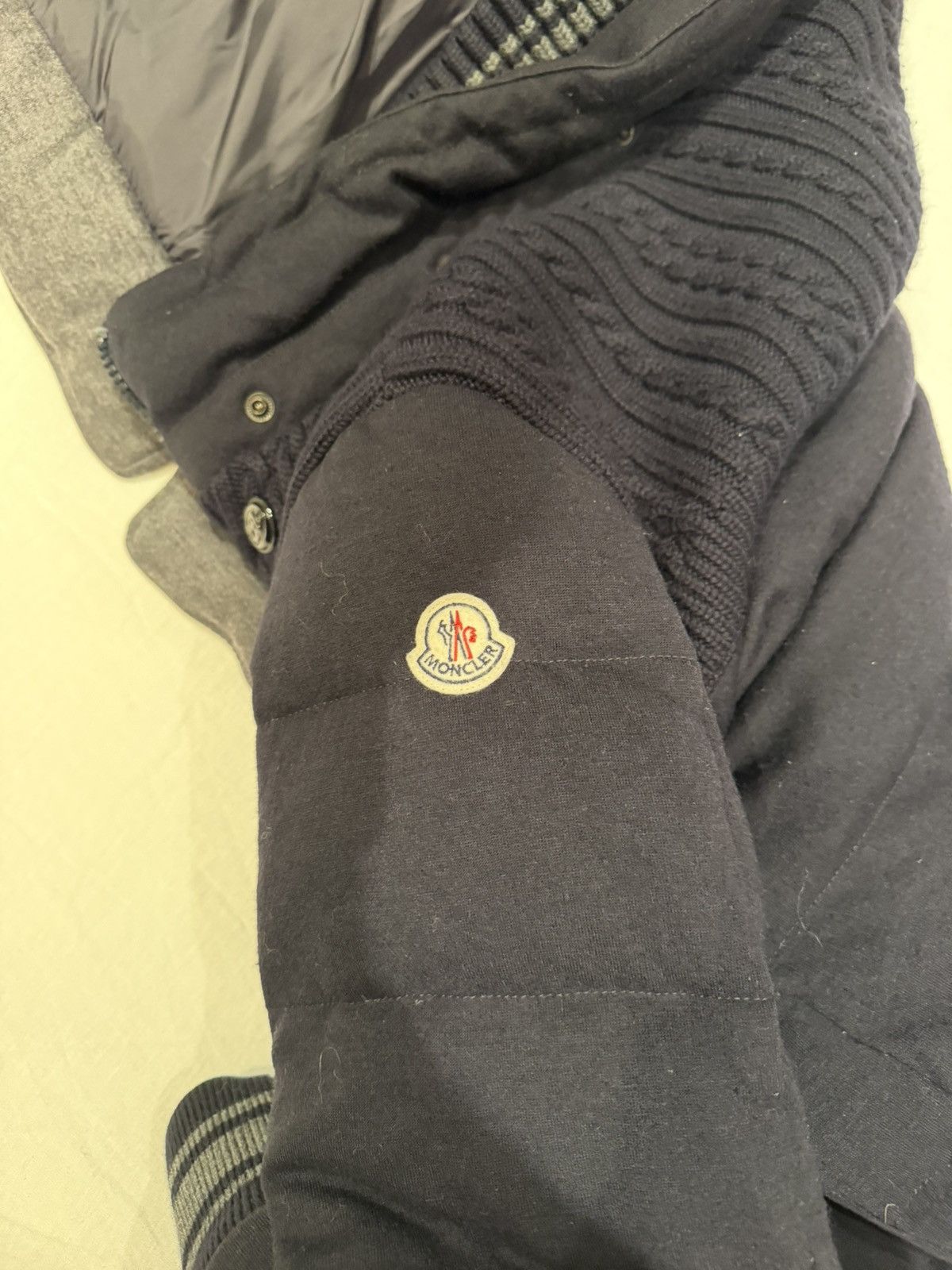 Moncler Men’s Navy Moncler Quilted Down Puffer Jacket Size US M / EU 48-50 / 2 - 5 Thumbnail