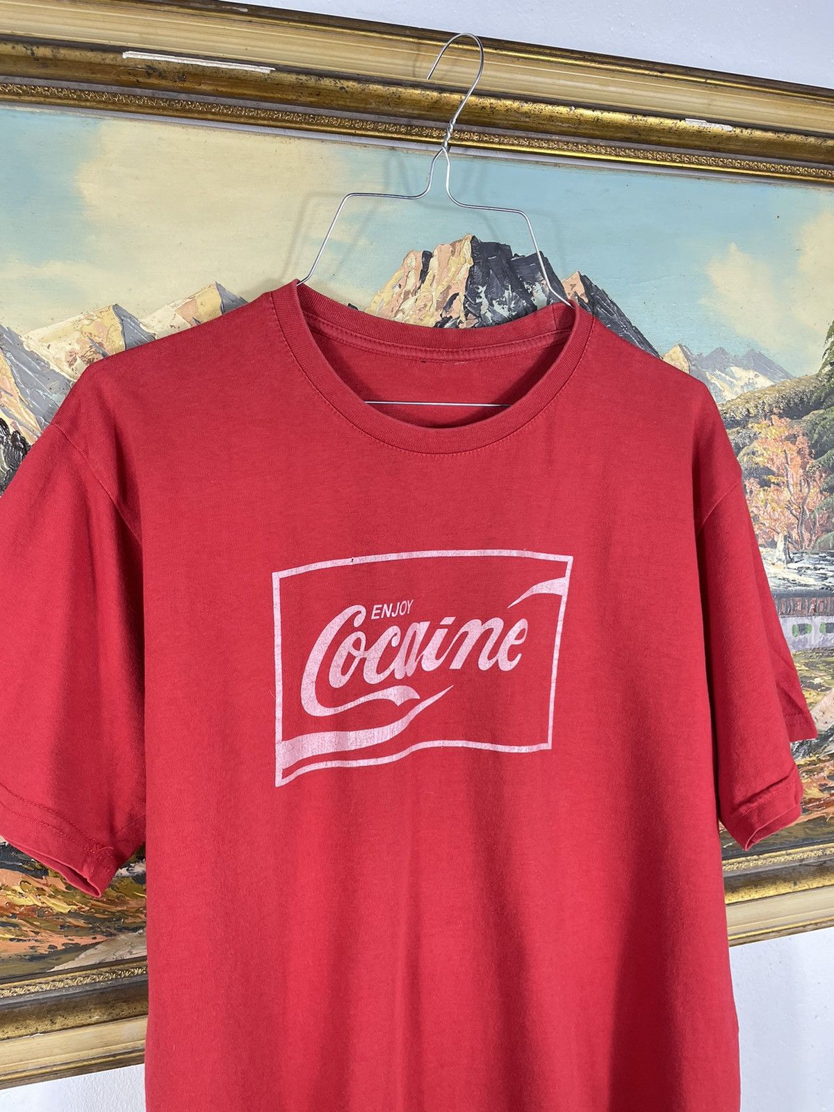 Other vintage Enjoy Cocaine graphic 70s 80s 90s Parody Tee coke Size US M / EU 48-50 / 2 - 5 Thumbnail