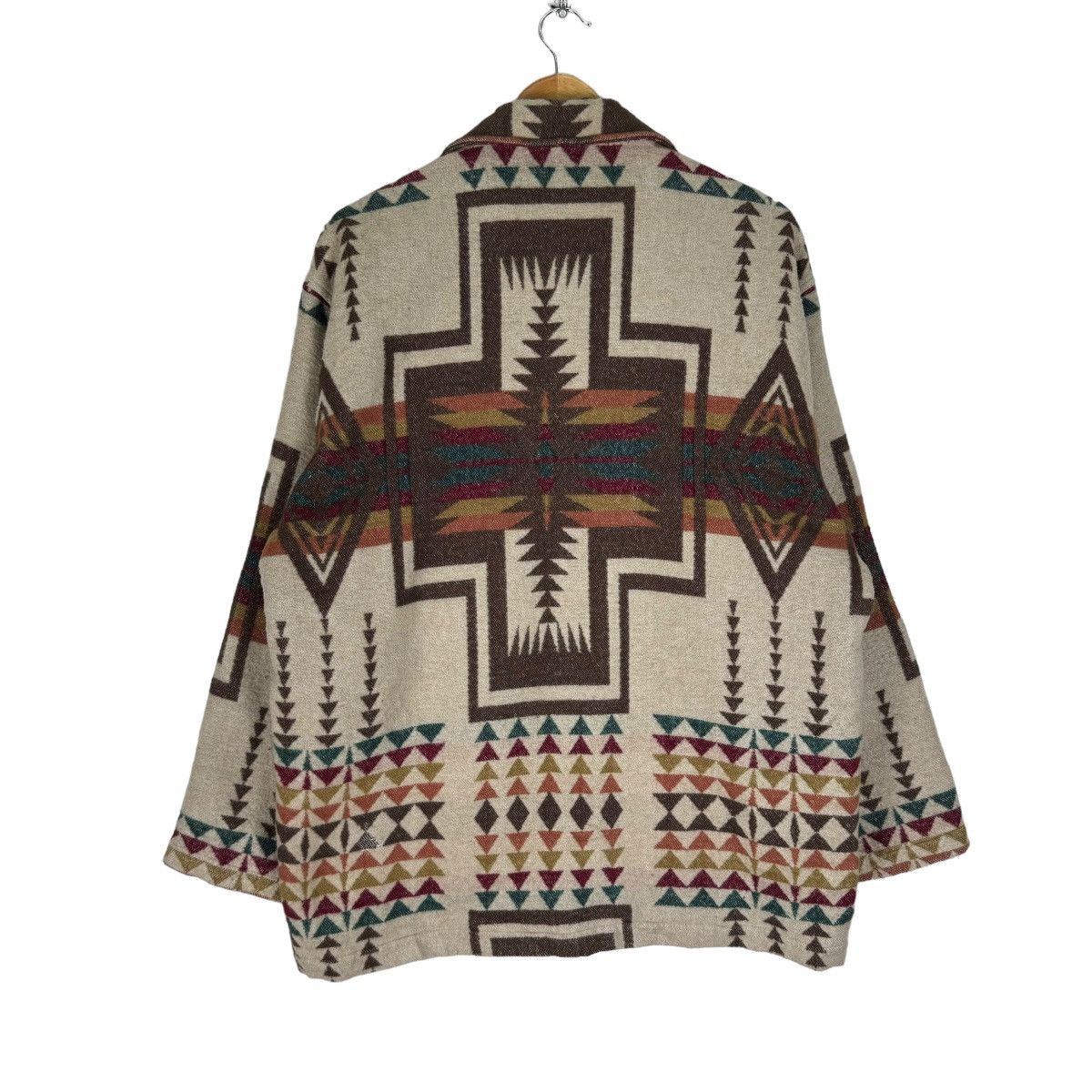 HOMME BOY CO. × Native 🌟C-BOY NATIVE NAVAJO BUTTON JACKET LIKE PENDLETON Size US L / EU 52-54 / 3 - 11 Thumbnail