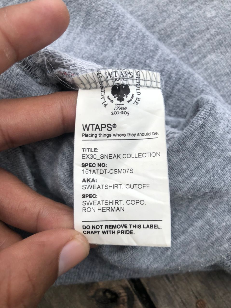 Japanese Brand × Ron Herman × Wtaps Wtaps X Ron Herman Short Sleeve Crewneck Sweaters Size US M / EU 48-50 / 2 - 4 Thumbnail