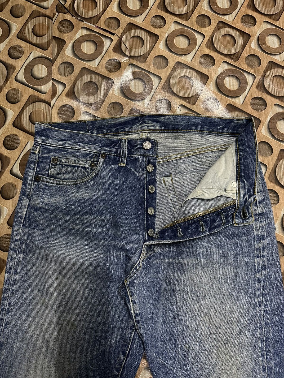 Denime Vintage 90’s DENIME Jeans Selvedge/Redline RARE Denim Pants Size US 31 - 12 Thumbnail
